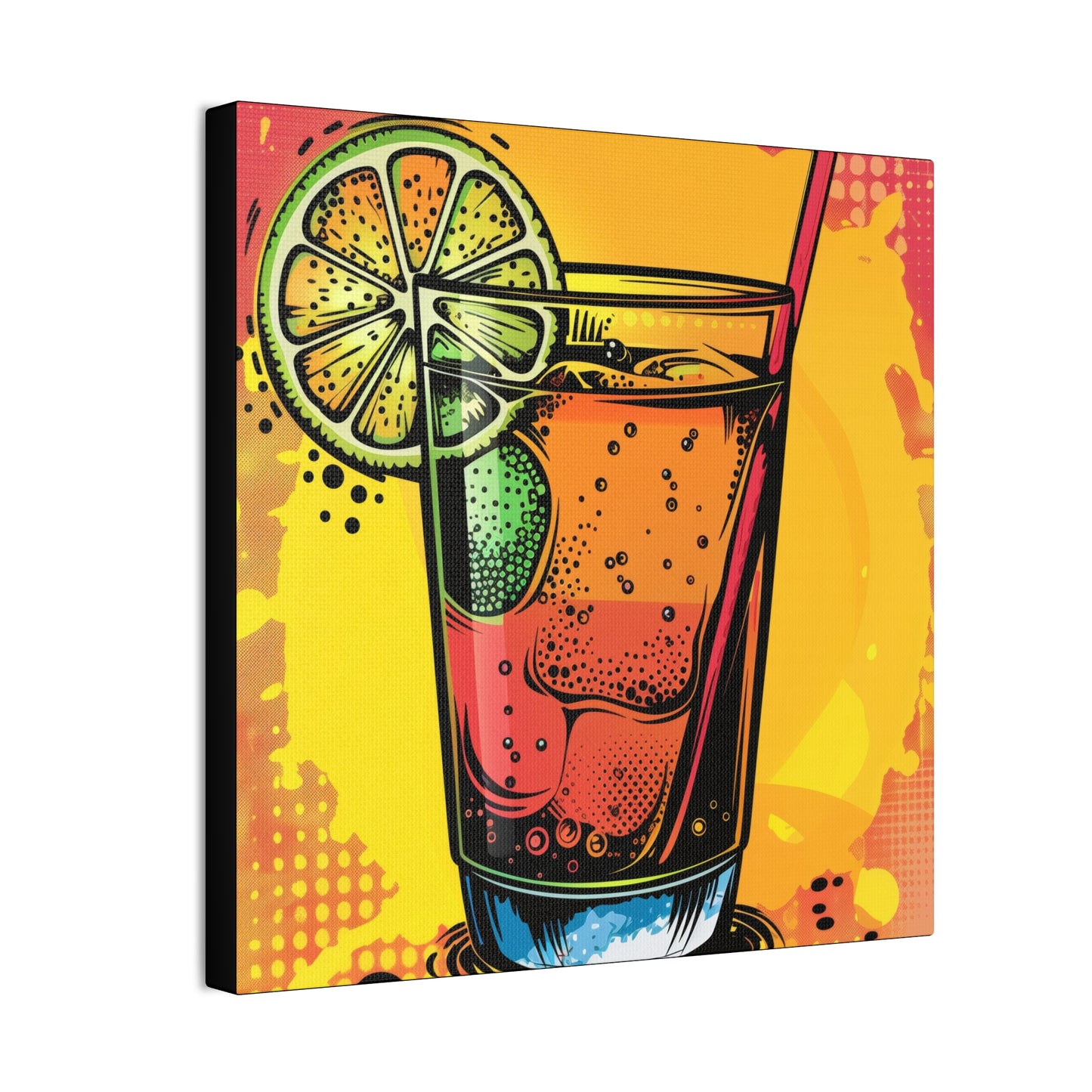 Summer Drinks - Canvas Stretched, 0.75"