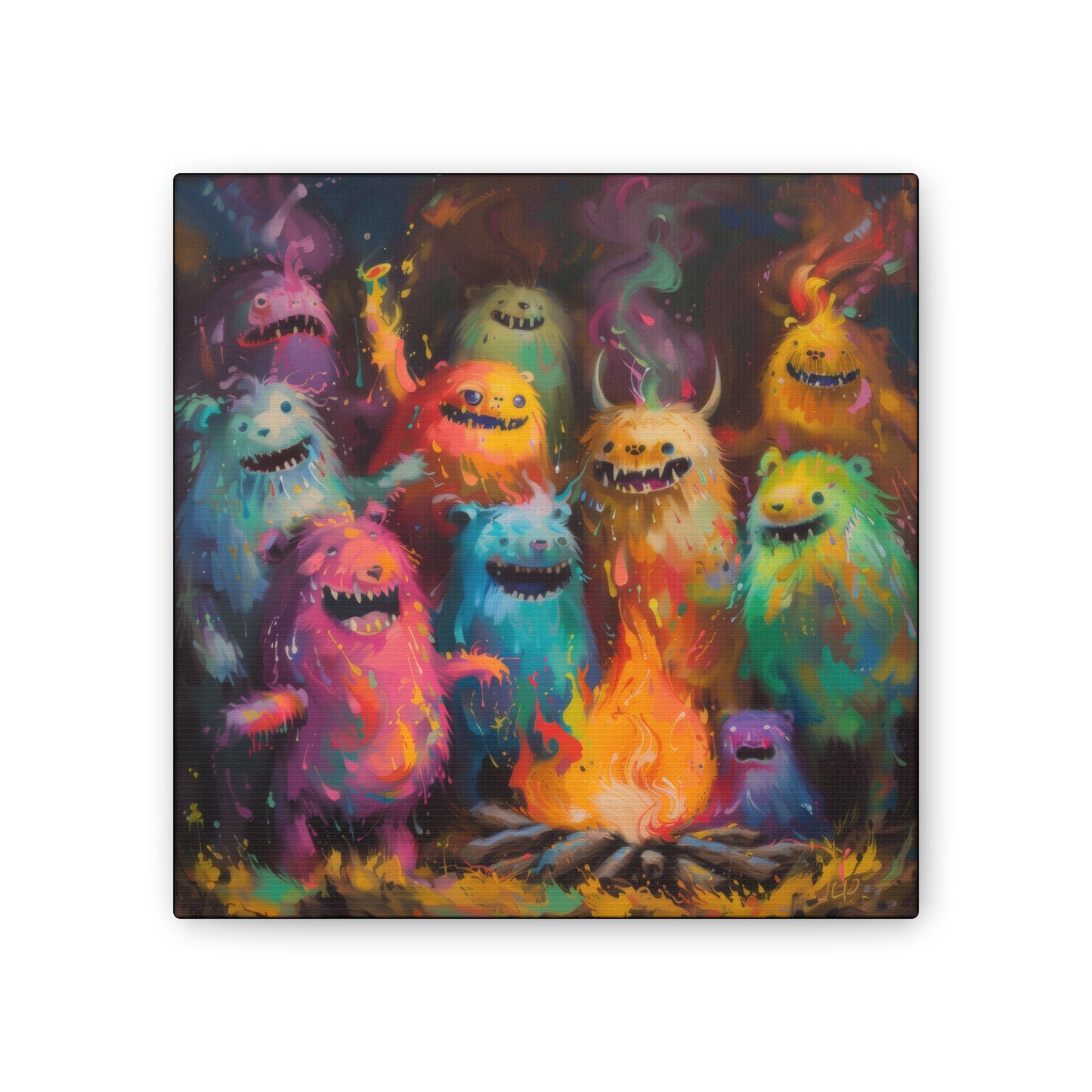 Monsters - Canvas Stretched, 0.75"