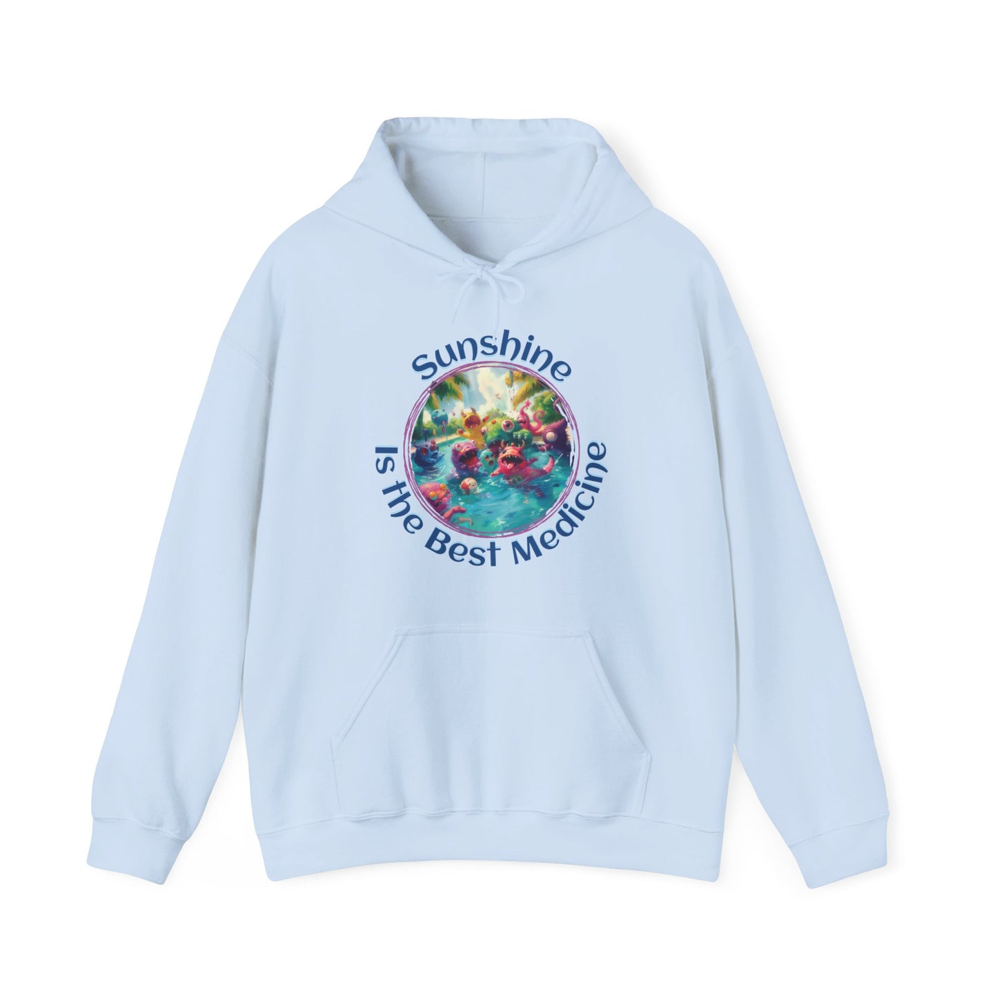 Sunshine is the Best Medicine - Unisex Heavy Blend™ Hooded Sweatshirt