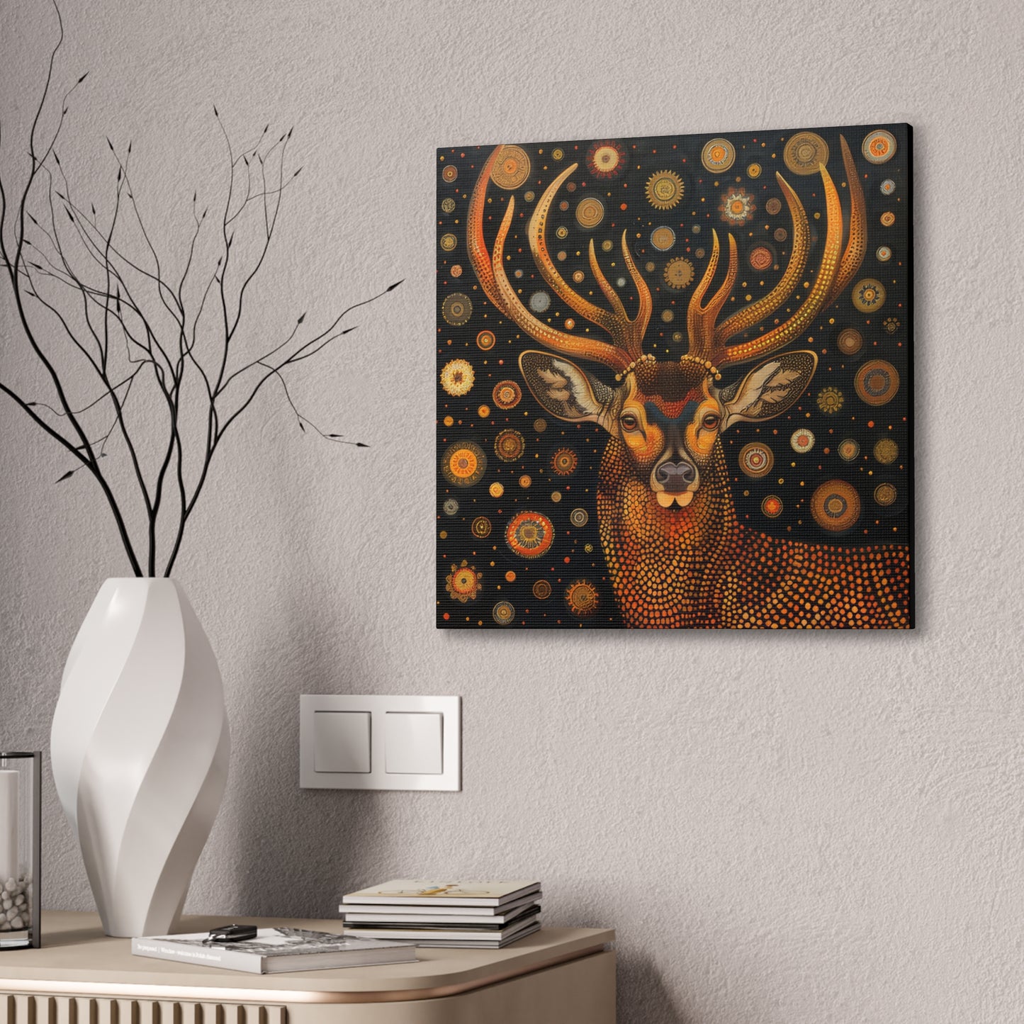 Deer - Canvas Stretched, 0.75"