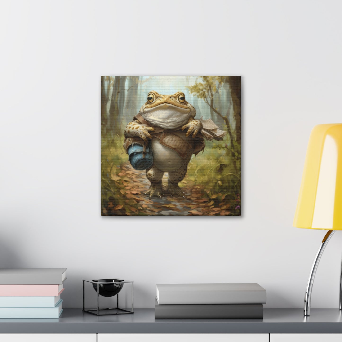 Traveling Toad - Canvas Stretched, 0.75"