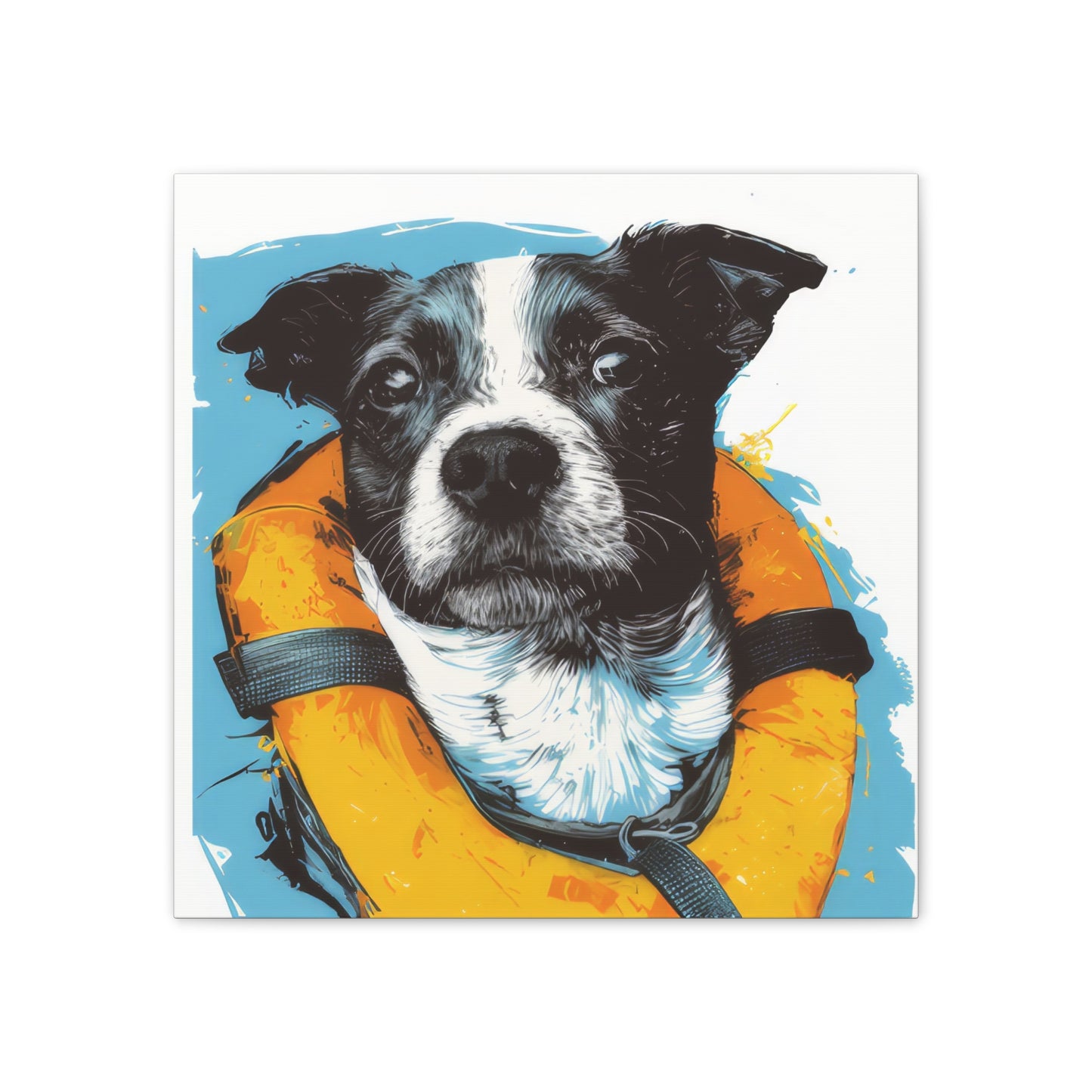 Water Dog - Canvas Stretched, 0.75"