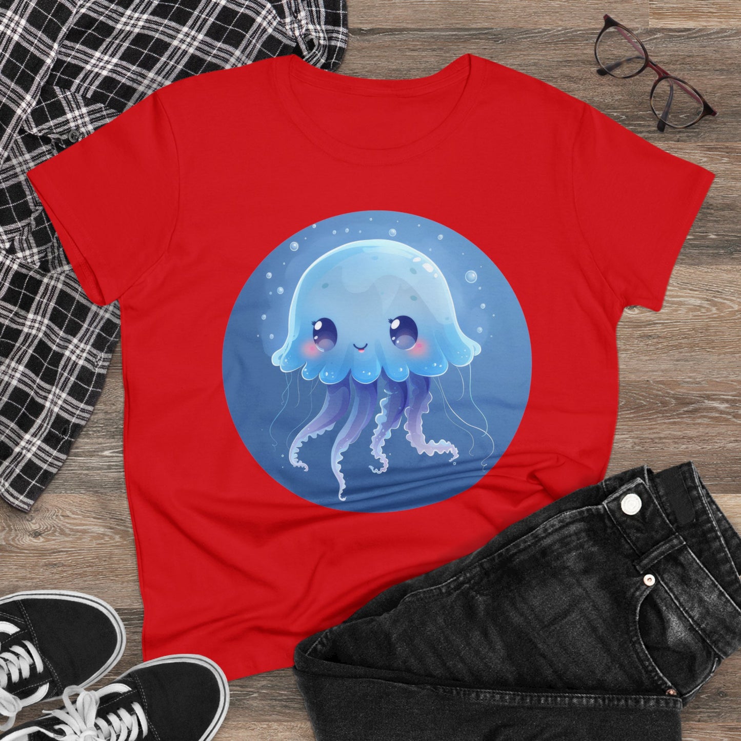 Jellyfish - Women's Midweight Cotton Tee