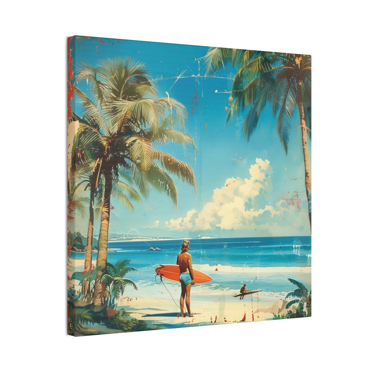 Surf Morning - Canvas Stretched, 0.75"