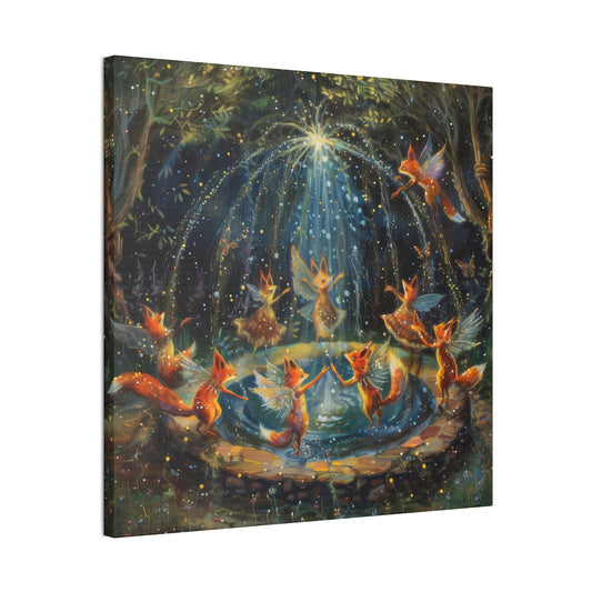 Fox Fairy Festival - Canvas Stretched, 0.75"