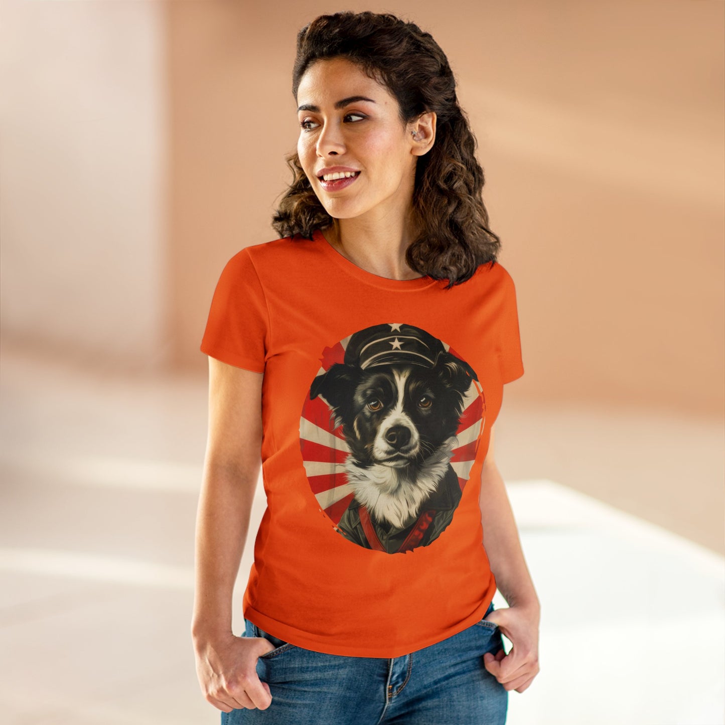 Comrade Canine - Women's Midweight Cotton Tee