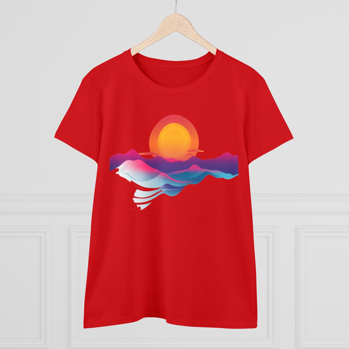 Sunrise - Women's Midweight Cotton Tee