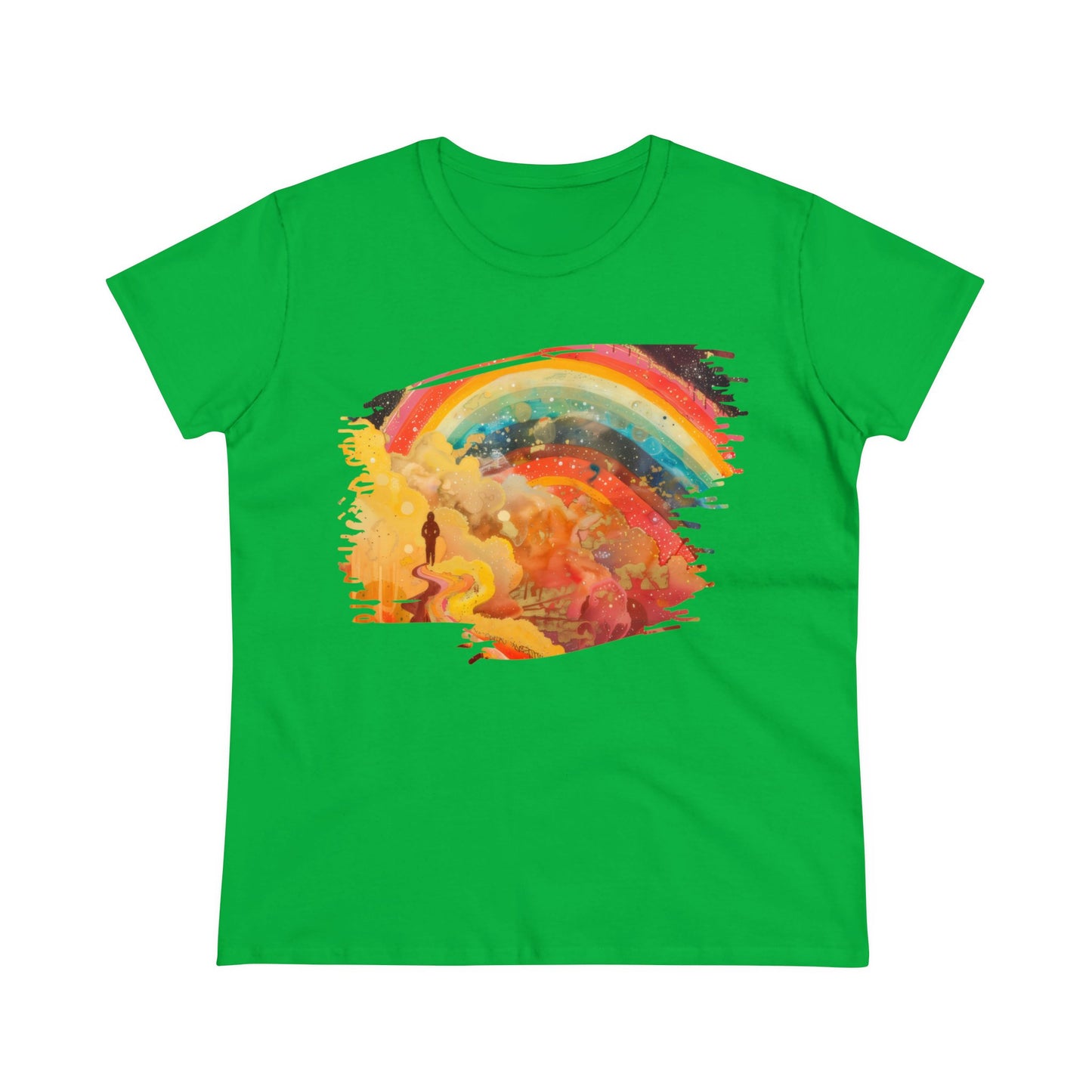 Chasing Rainbows - Women's Midweight Cotton Tee