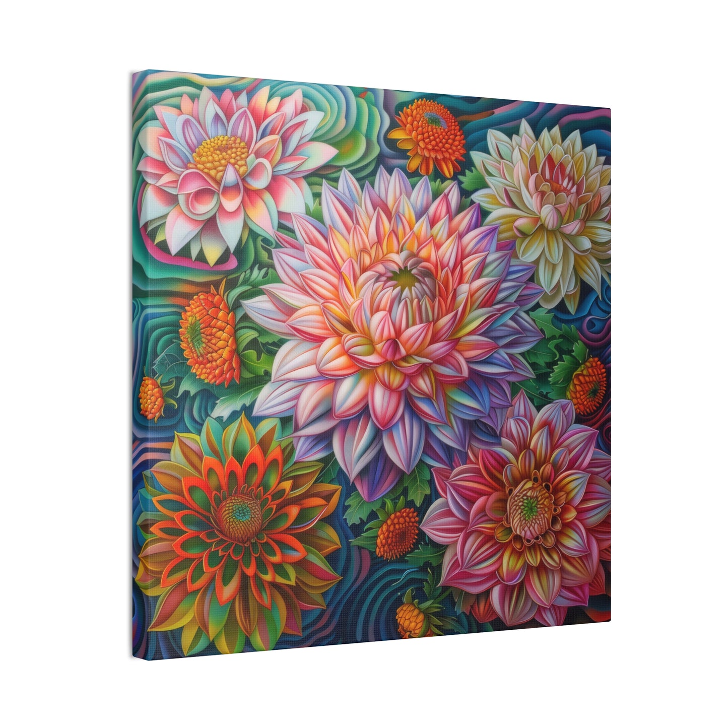 Flowers - Canvas Stretched, 0.75"