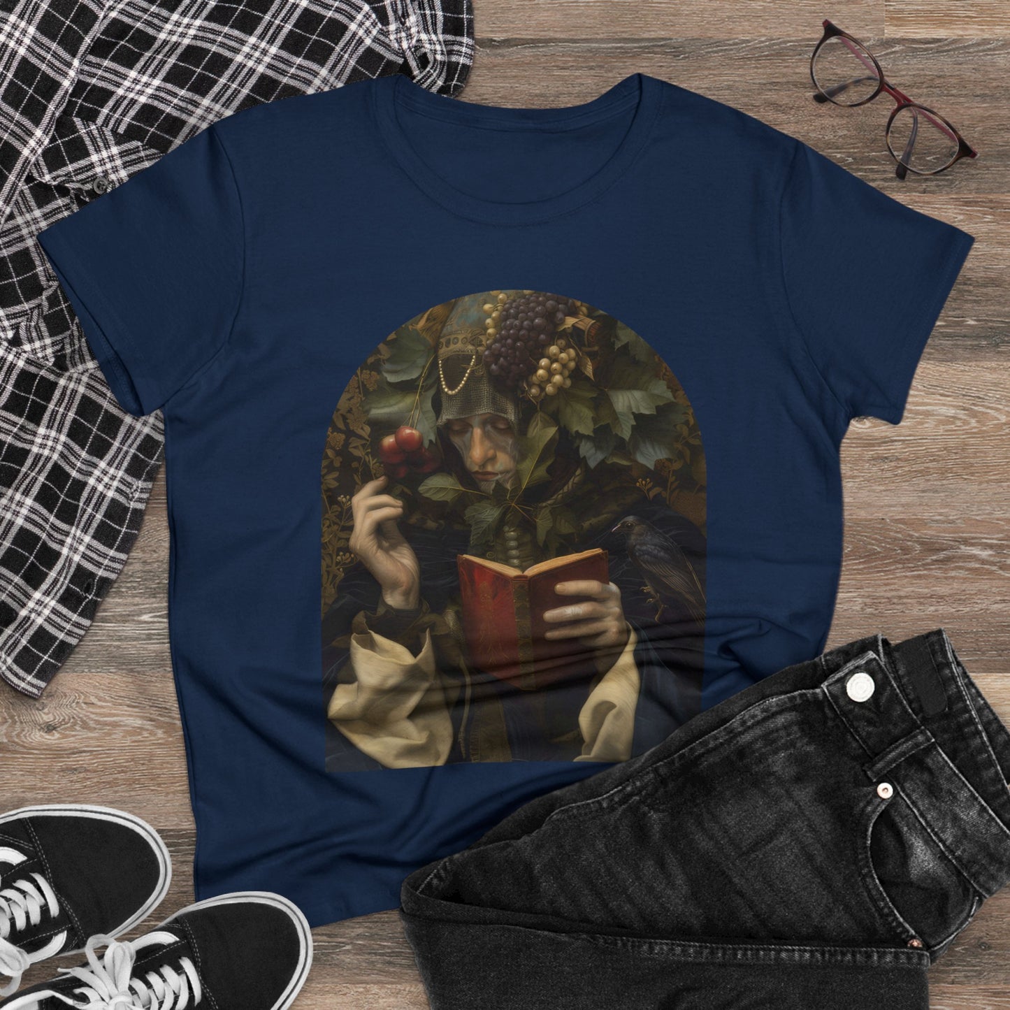 Solemn Reading - Fantasy - Women's Midweight Cotton Tee