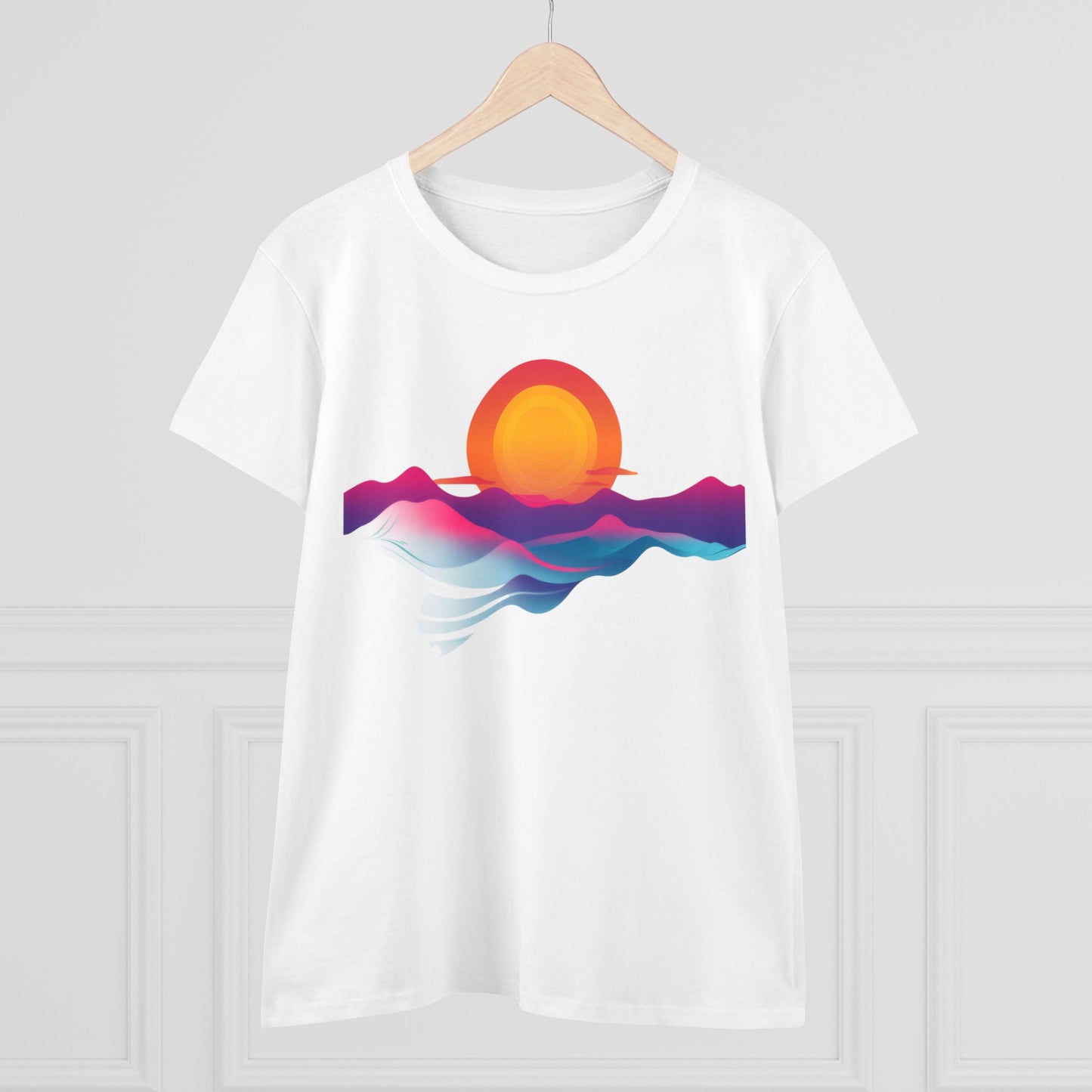 Sunrise - Women's Midweight Cotton Tee