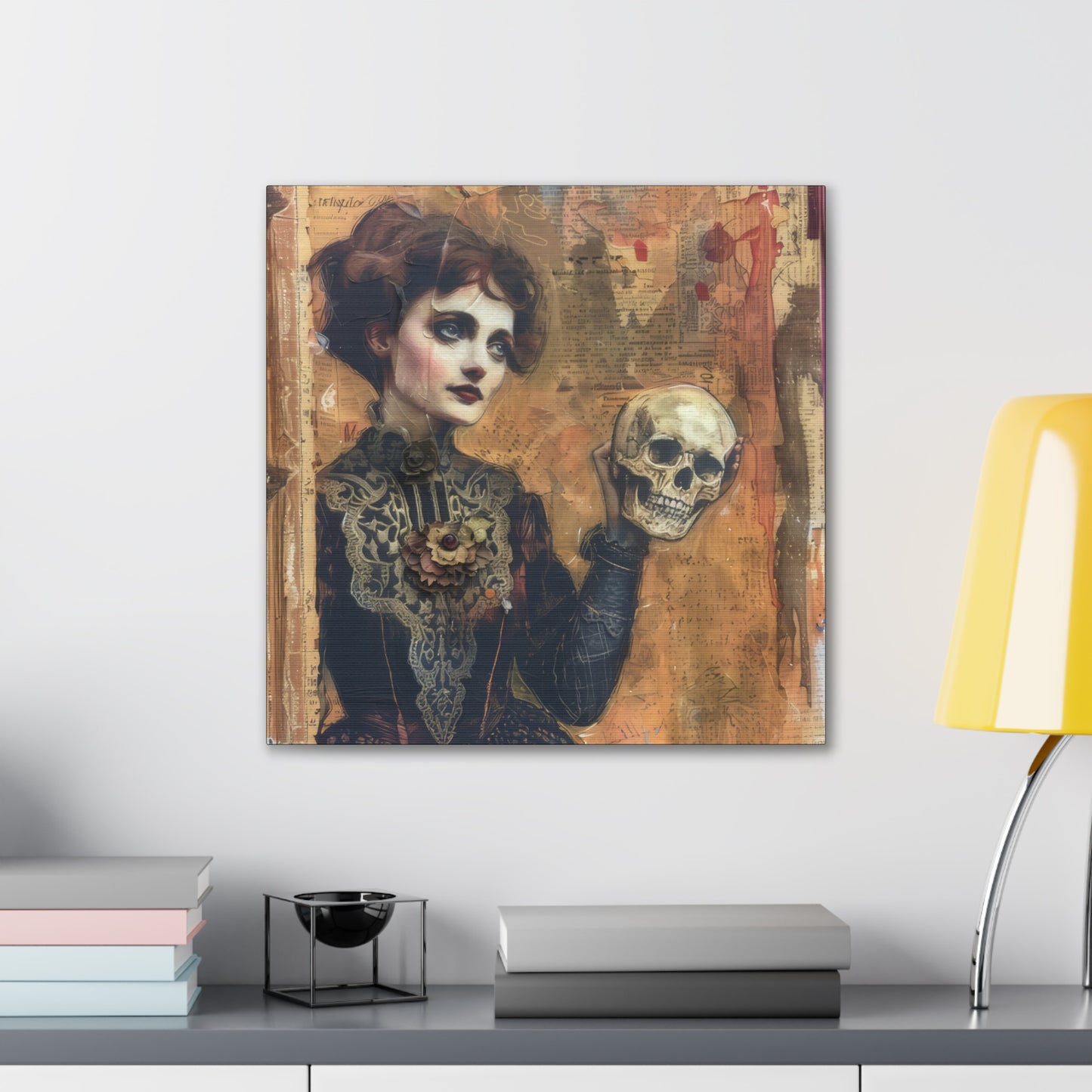 Her Skull - Canvas Stretched, 0.75"