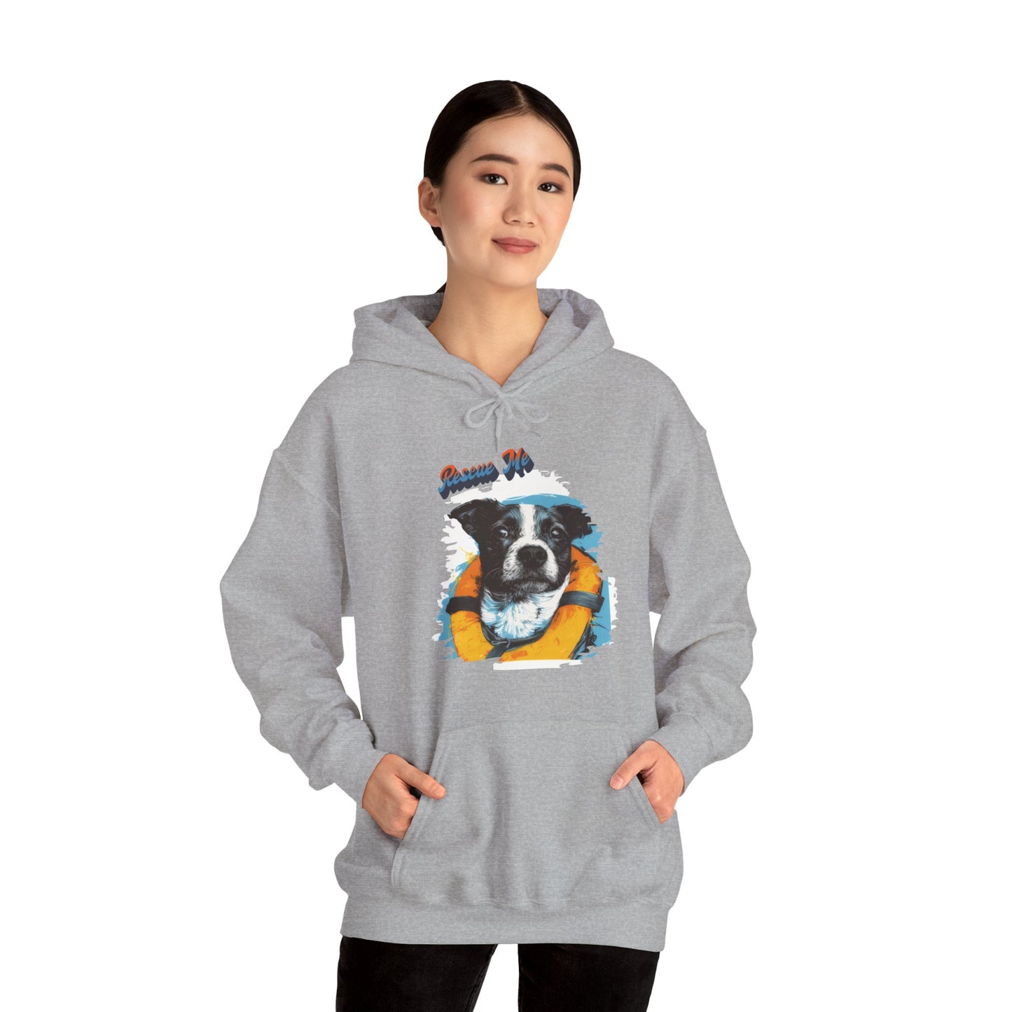 Rescue Dog - Unisex Heavy Blend™ Hooded Sweatshirt