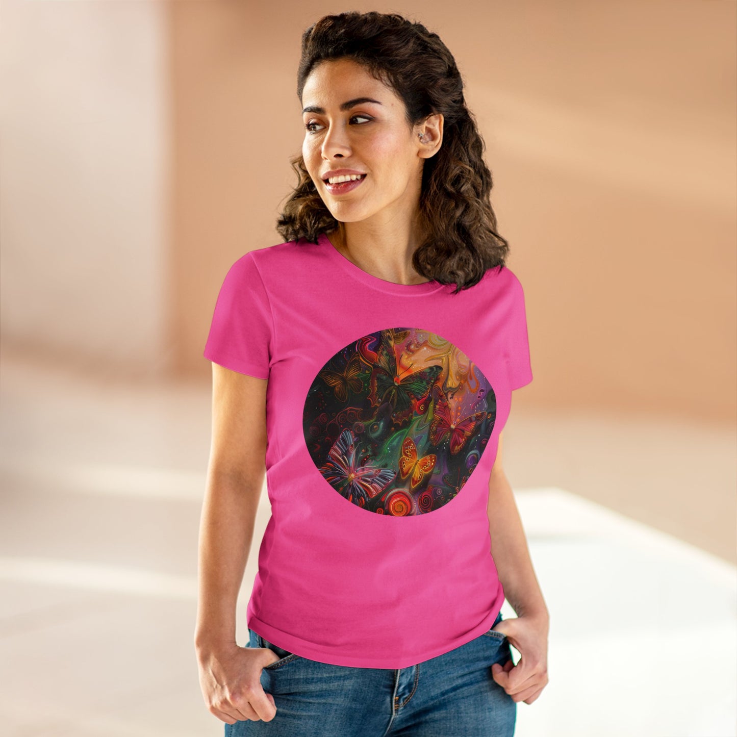 Butterflies - Women's Midweight Cotton Tee