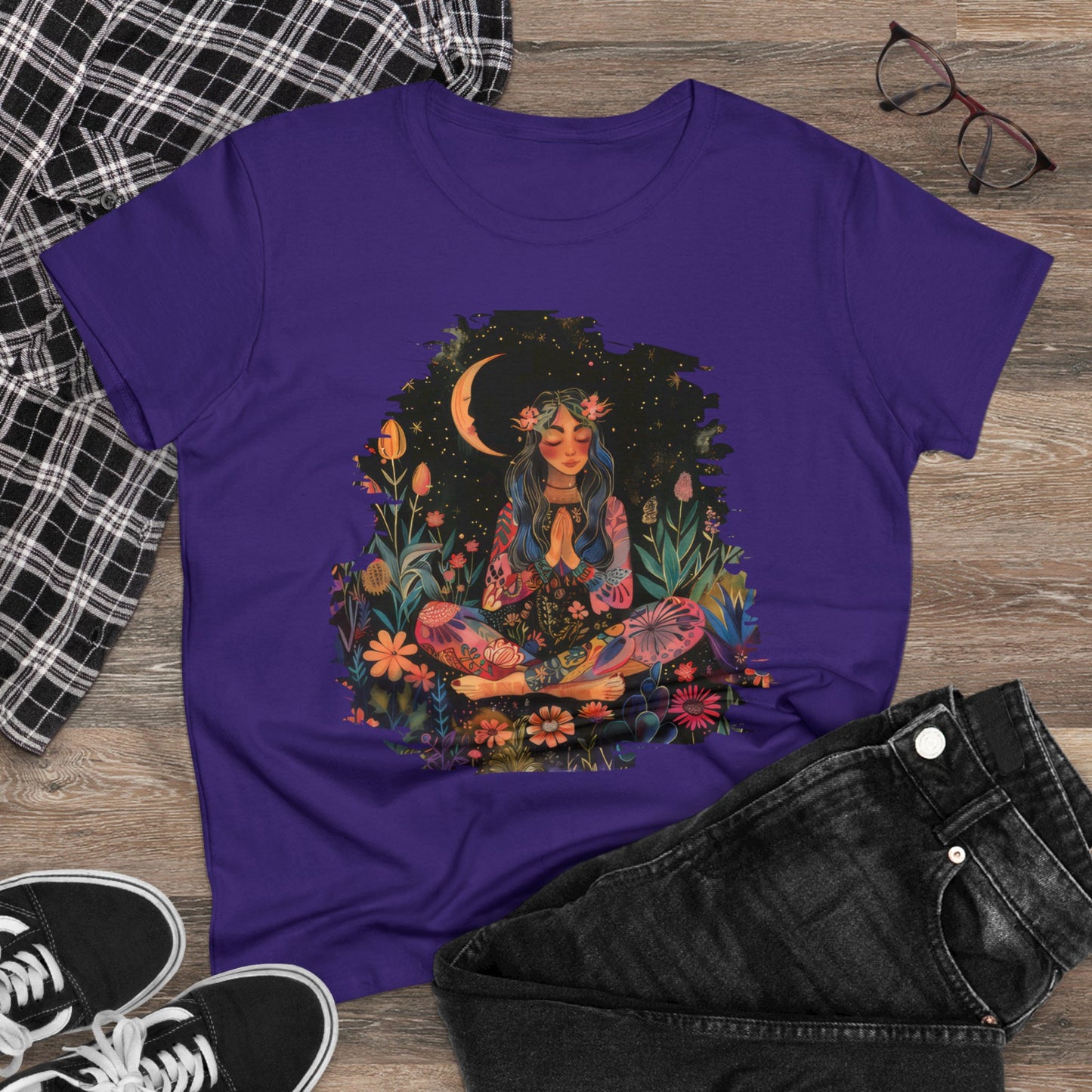 Meditation - Women's Midweight Cotton Tee