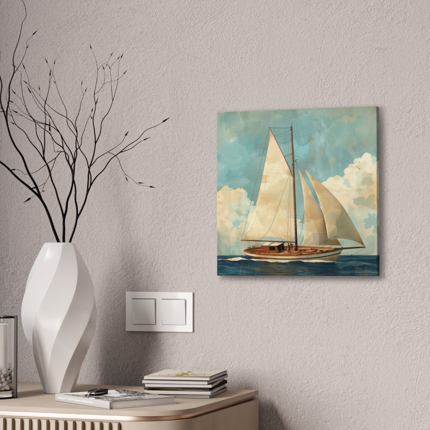 Sailing  - Canvas Stretched, 0.75"