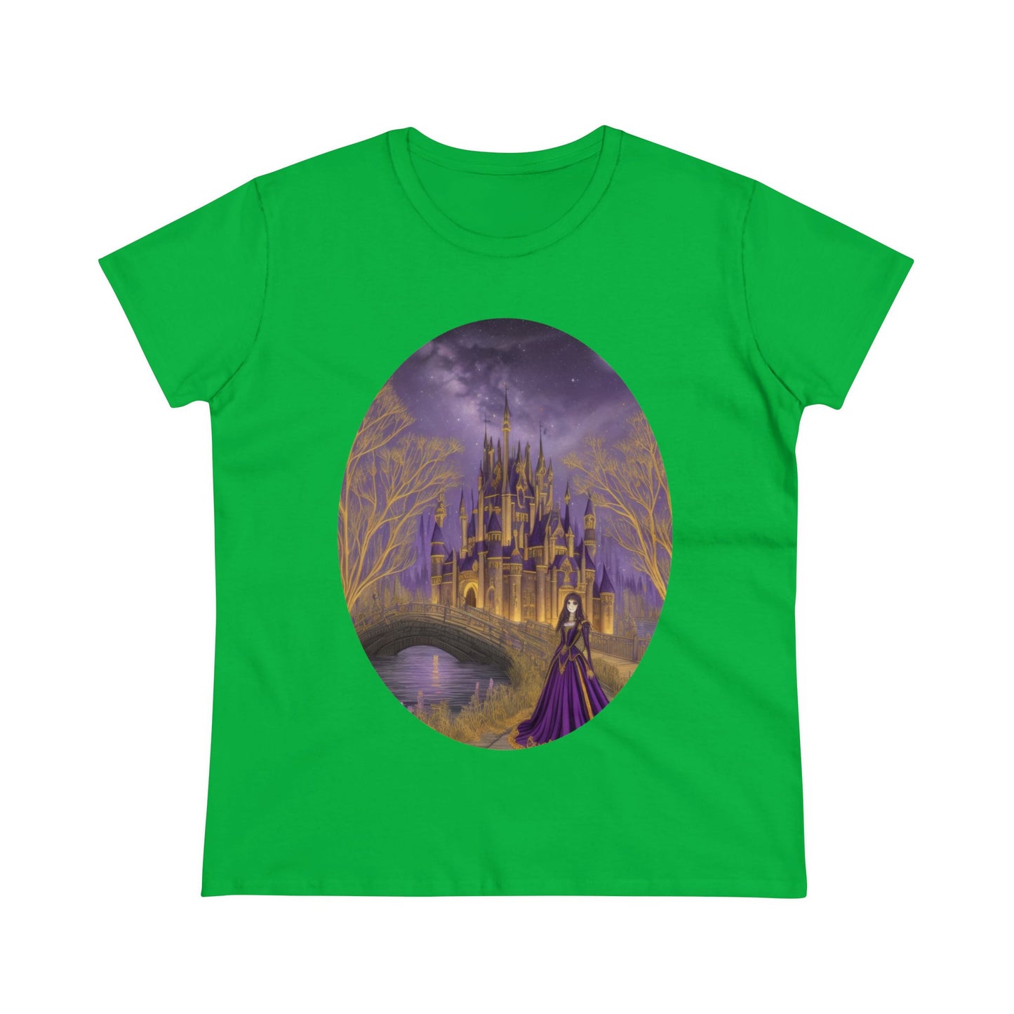 The Purple Castle - Fantasy - Women's Midweight Cotton Tee