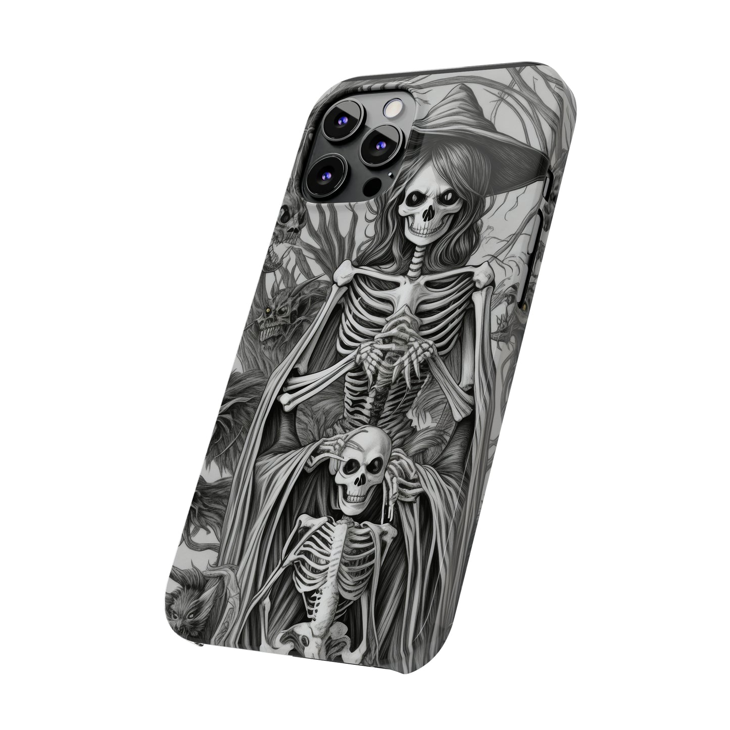 Skeleton Witch - Phone Case