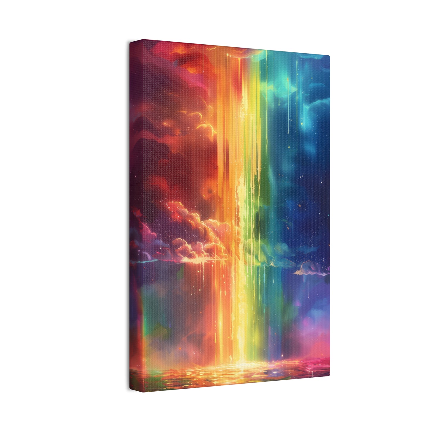 Rainbow Storm - Canvas Stretched, 0.75"