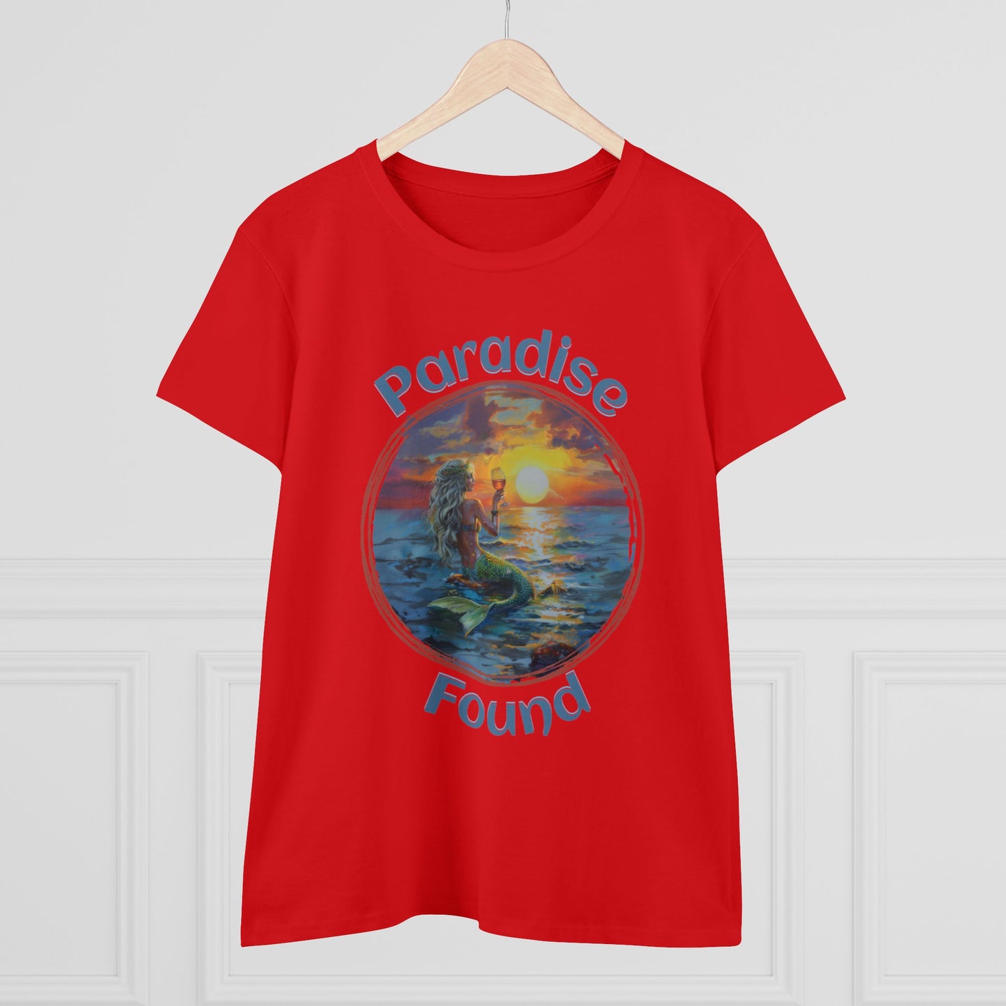 Paradise Found - Women's Midweight Cotton Tee