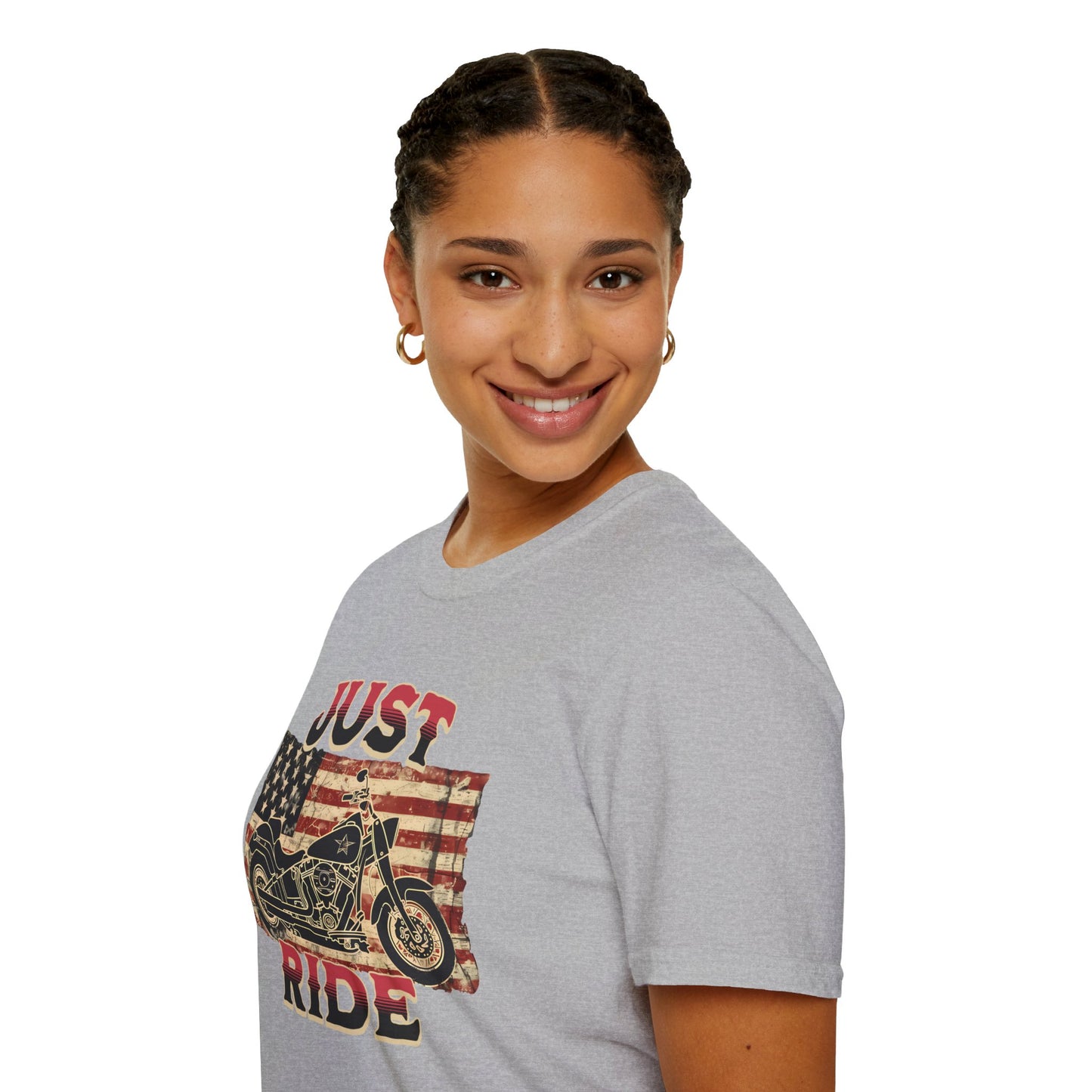 Just Ride - Unisex Softstyle T-Shirt