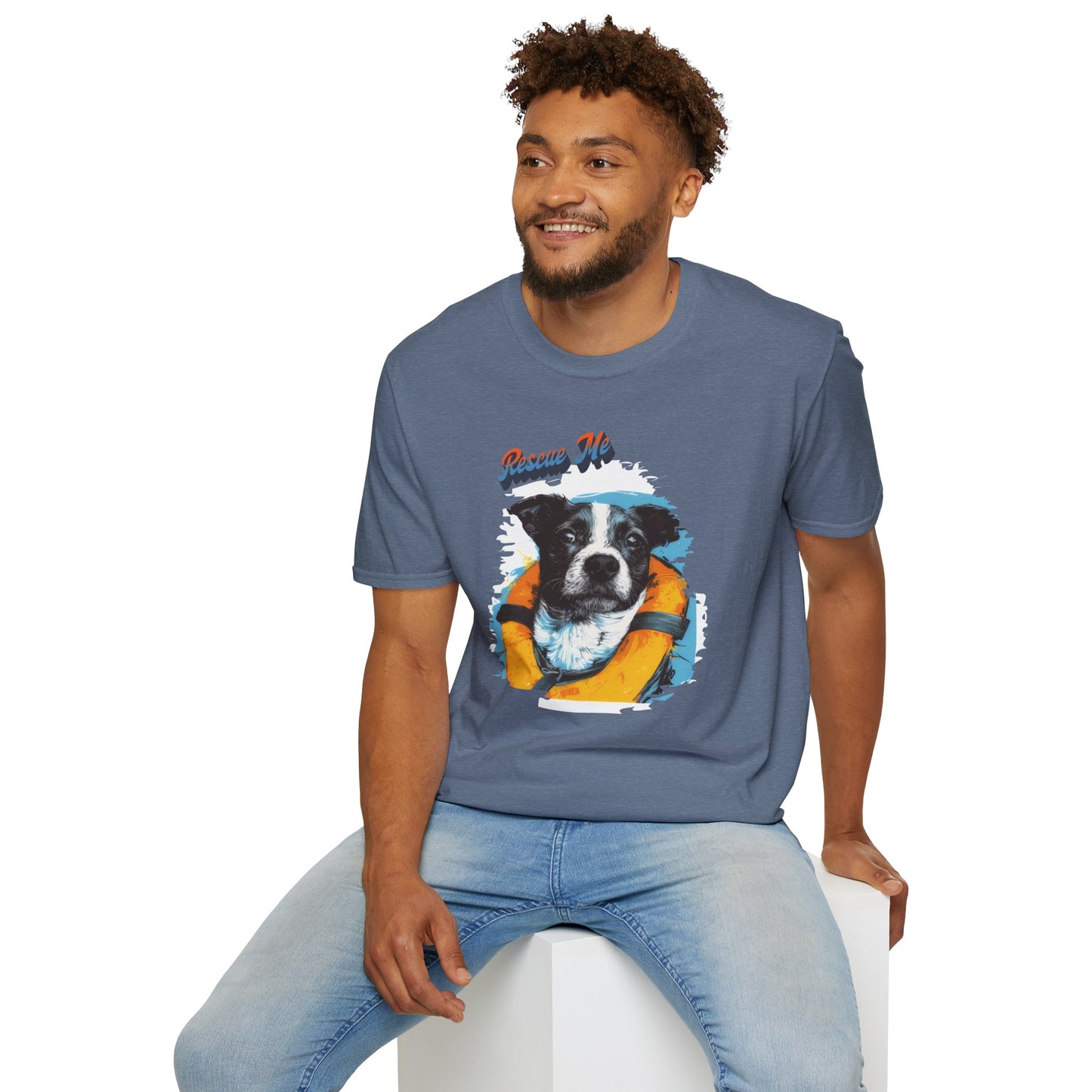 Rescue Dog - Unisex Softstyle T-Shirt