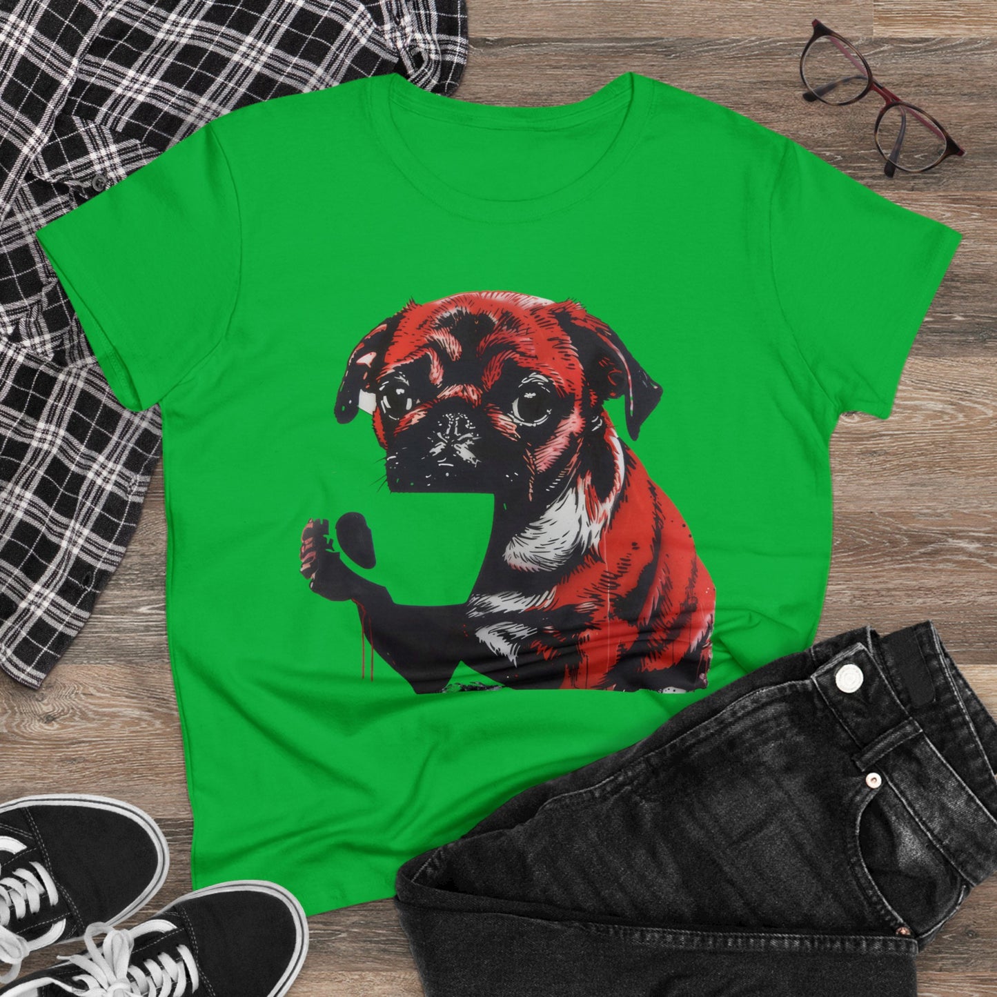 Coffee Dog - Fantasy - Women's Midweight Cotton Tee