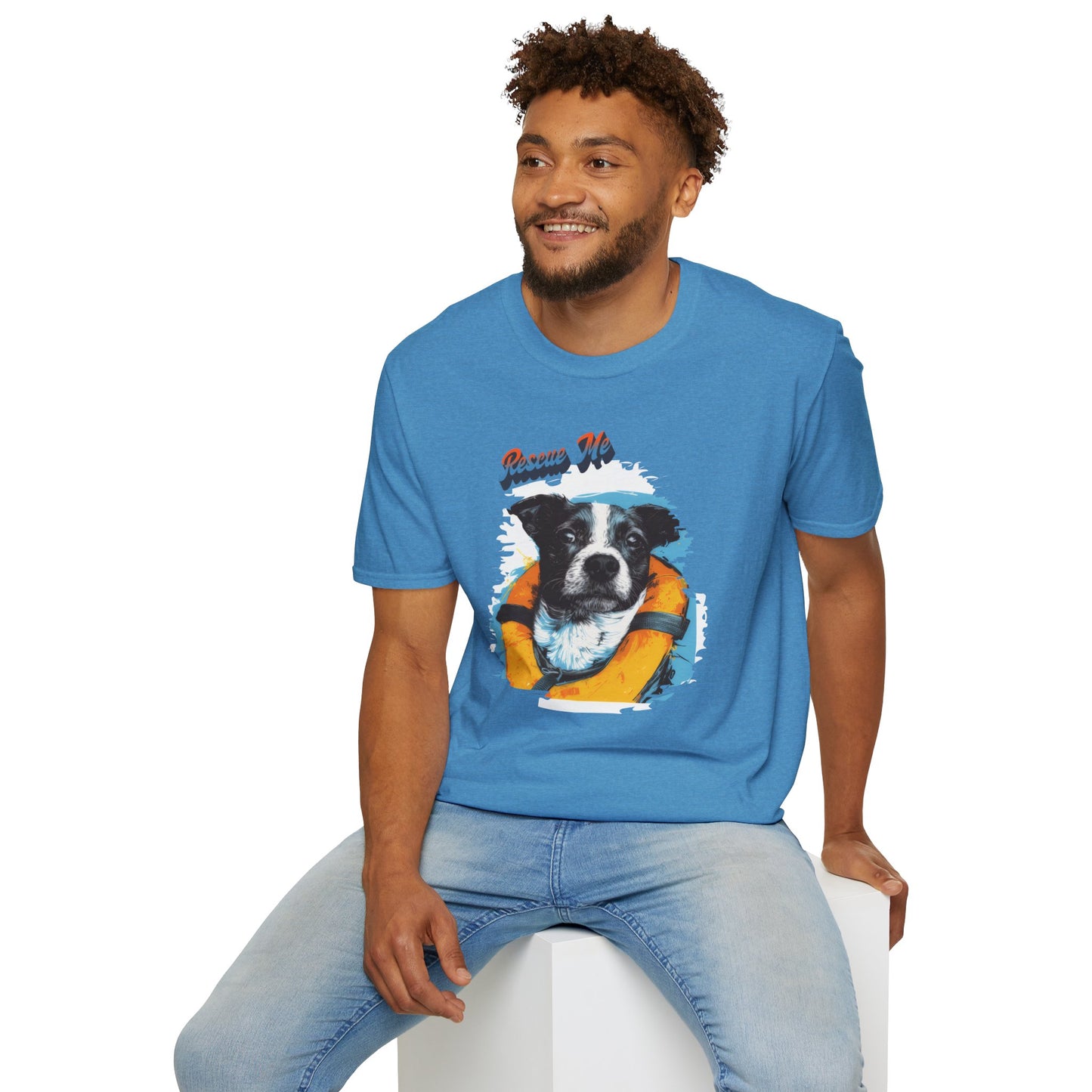 Rescue Dog - Unisex Softstyle T-Shirt