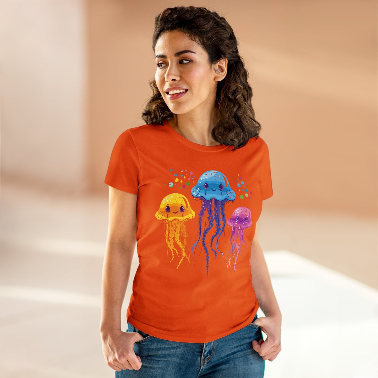 Jellyfish - Women's Midweight Cotton Tee