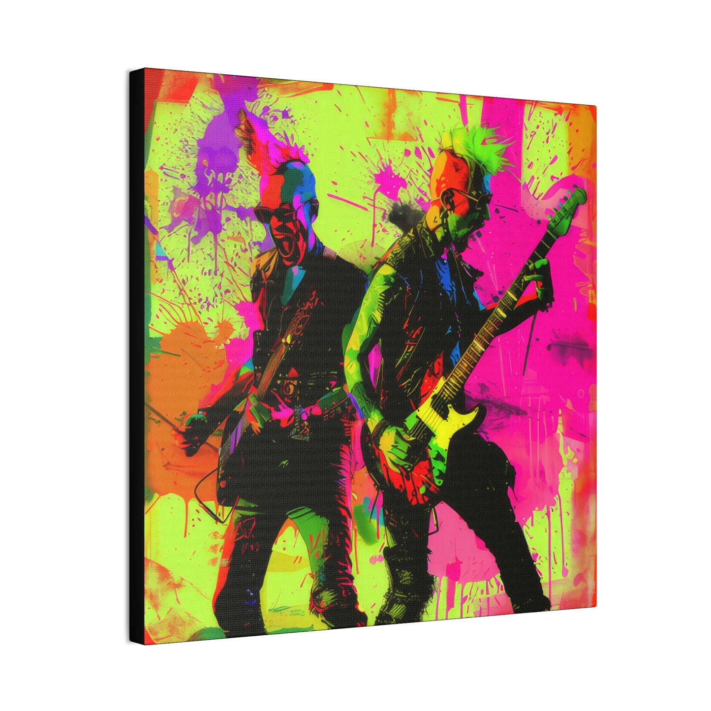 Punk Rock - Canvas Stretched, 0.75"