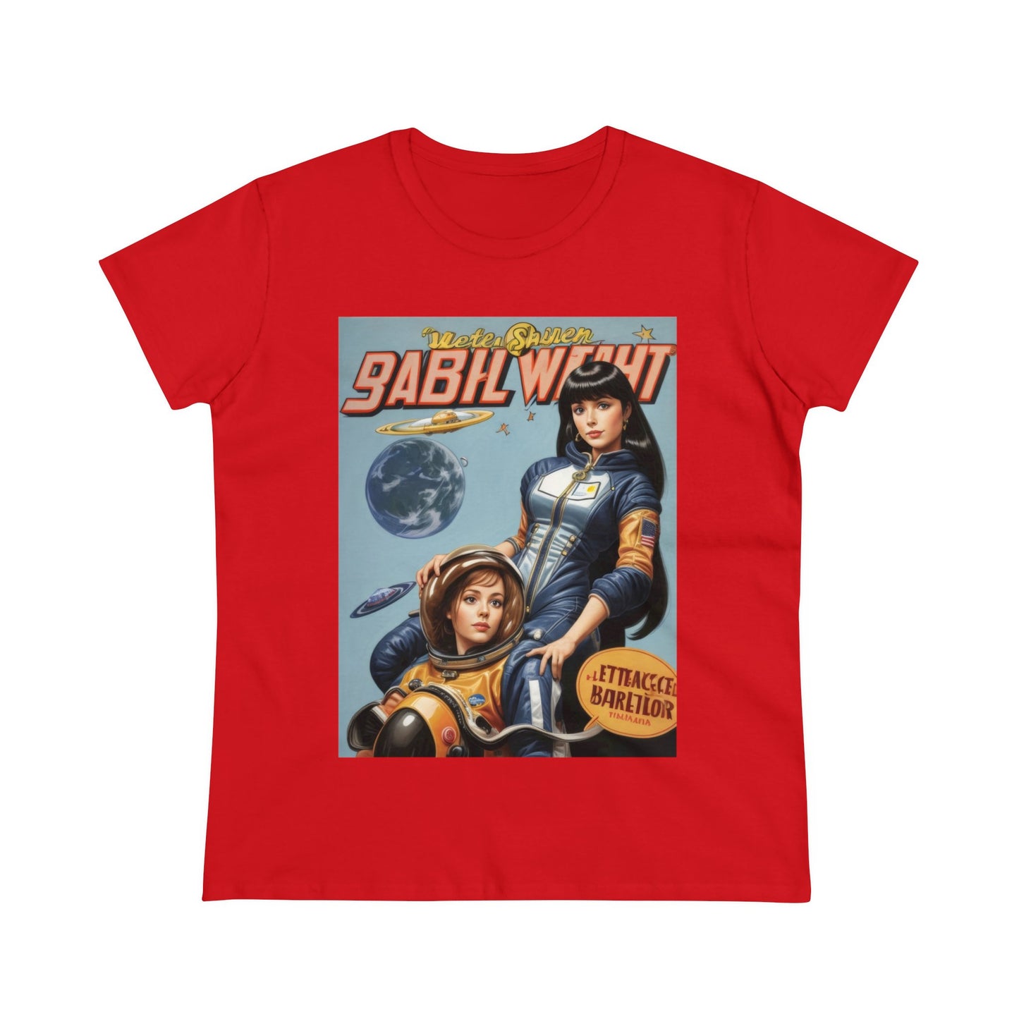 Space Chicks - Fantasy - Women's Midweight Cotton Tee