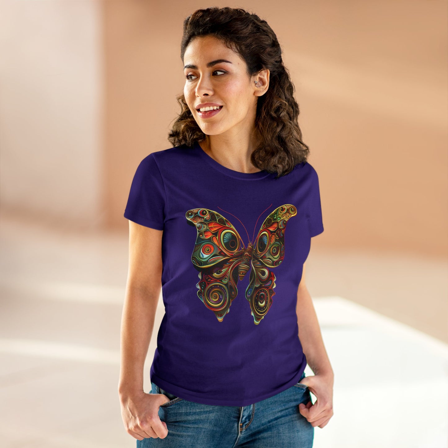 Butterfly - Women's Midweight Cotton Tee