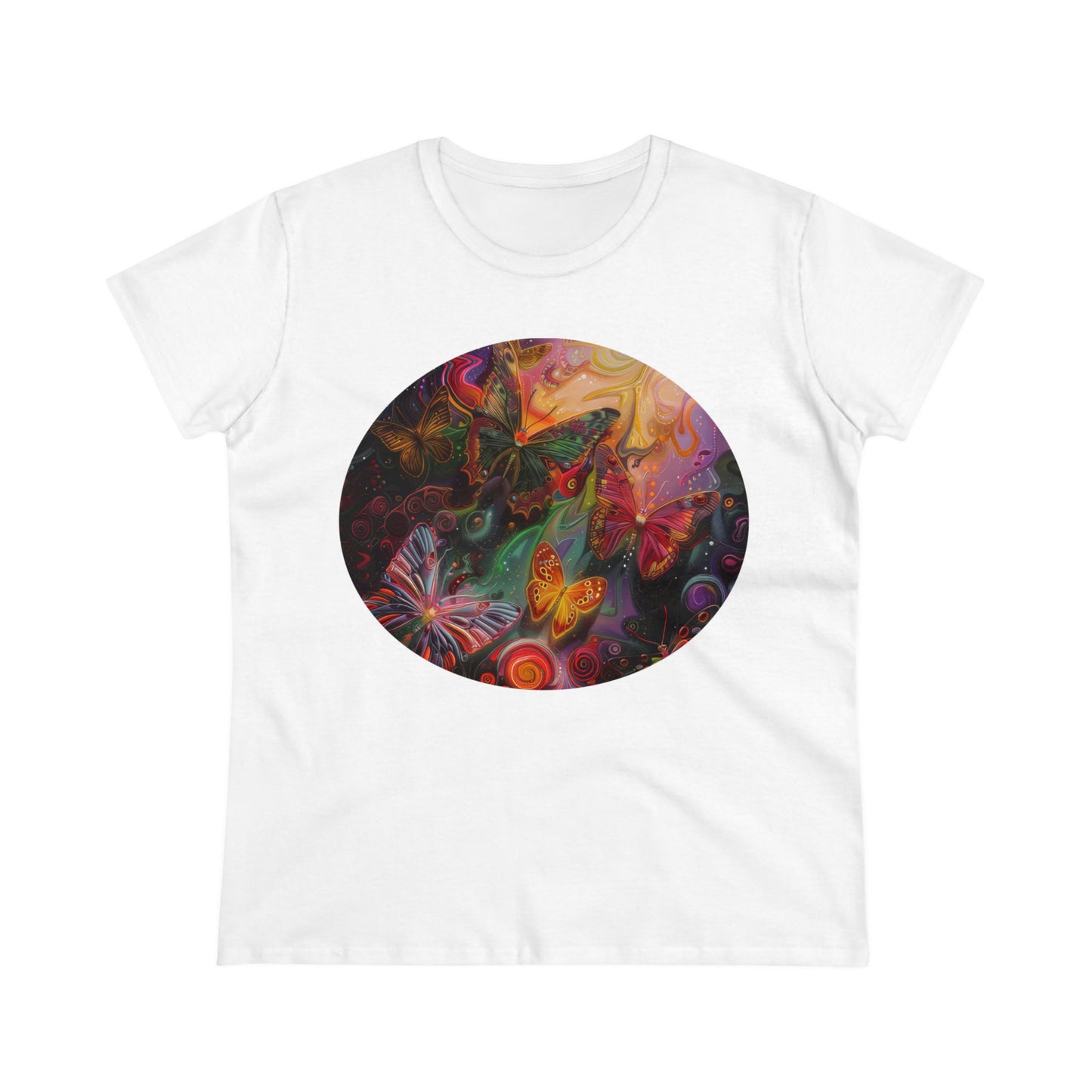 Butterflies - Women's Midweight Cotton Tee