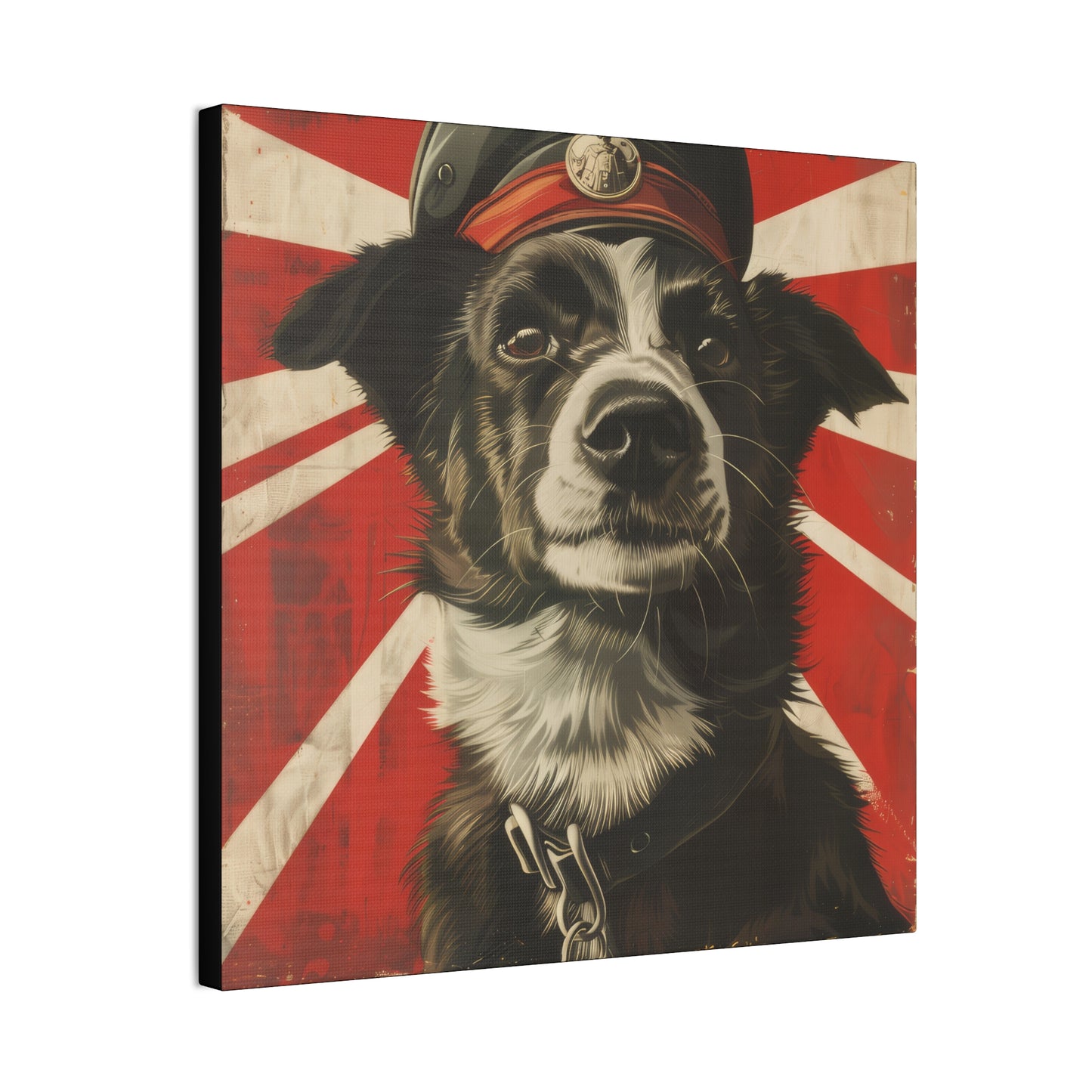 Comrade Canine - Canvas Stretched, 0.75"