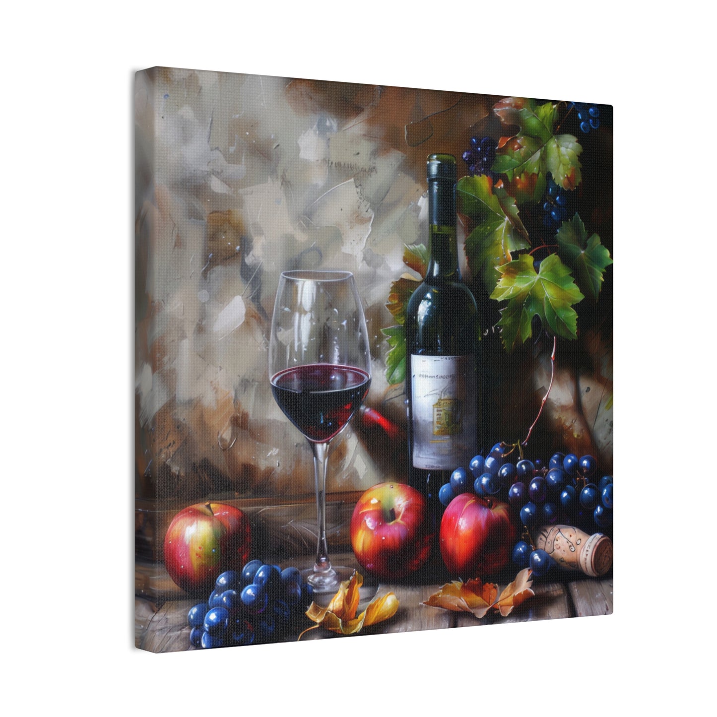 Wine - Canvas Stretched, 0.75"