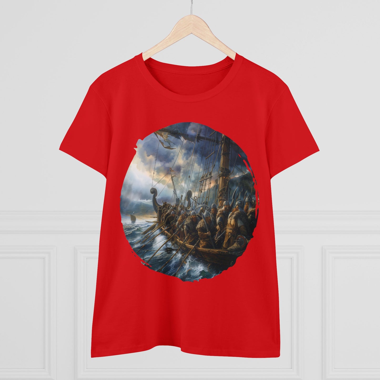 Vikings - Fantasy - Women's Midweight Cotton Tee