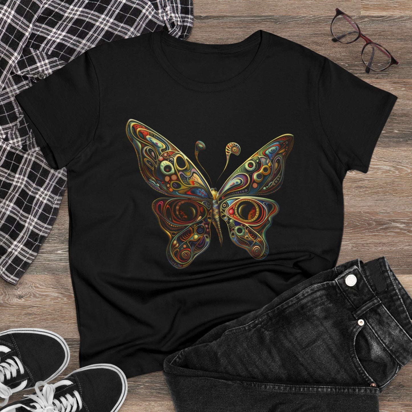 Butterfly - Women's Midweight Cotton Tee