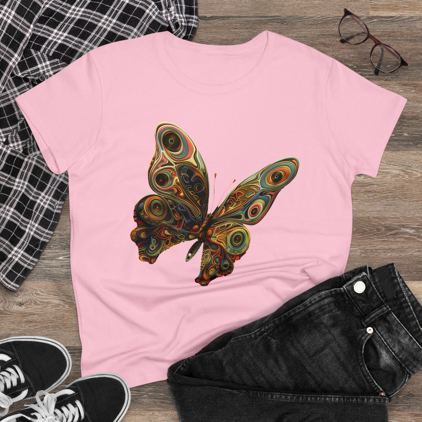 Butterfly - Women's Midweight Cotton Tee