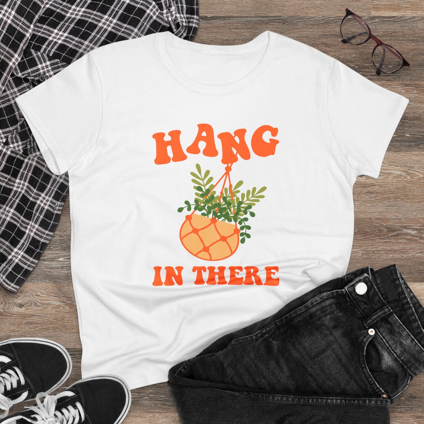 Hang In There - Gardening - Women's Midweight Cotton Tee