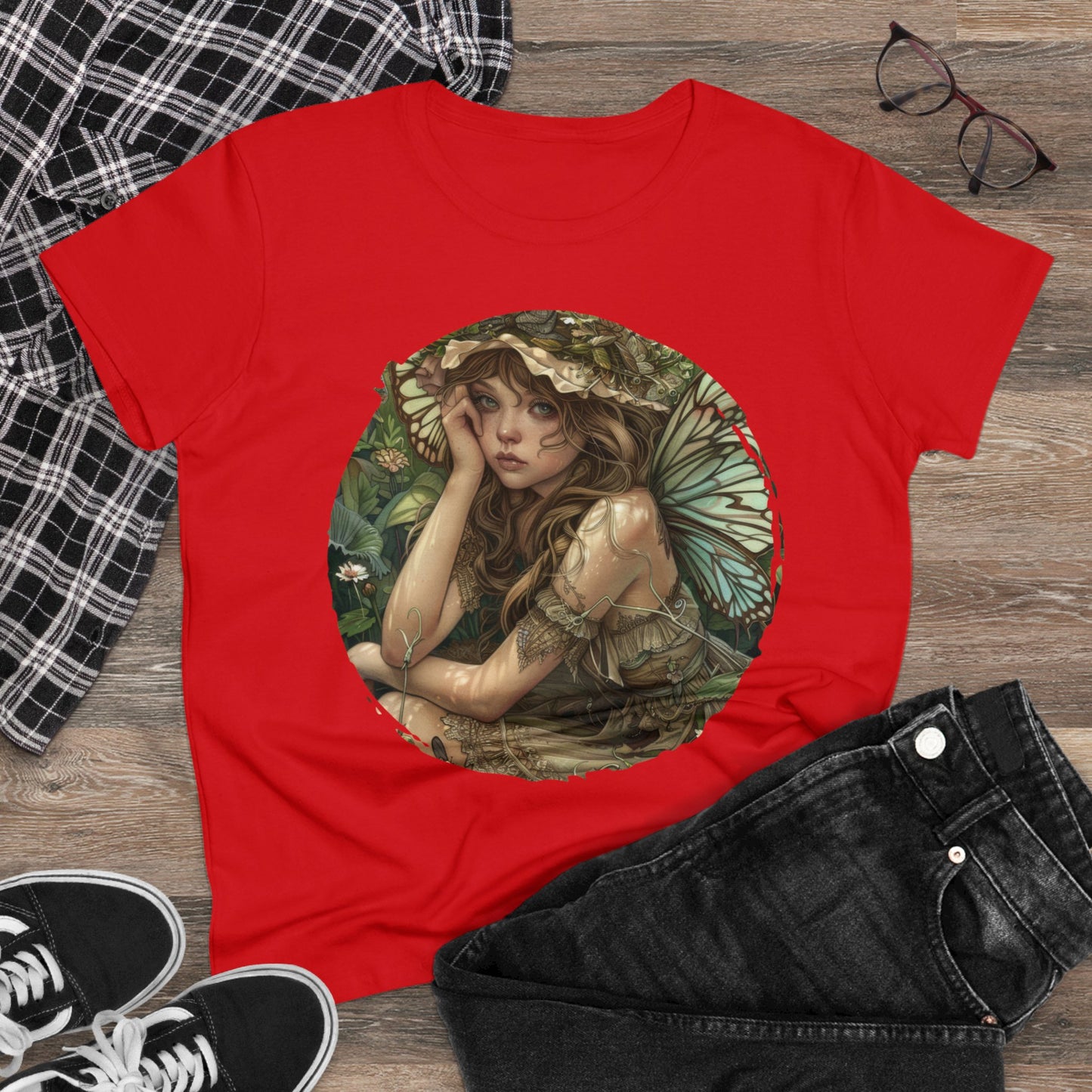 Fairy - Fantasy - Women's Midweight Cotton Tee