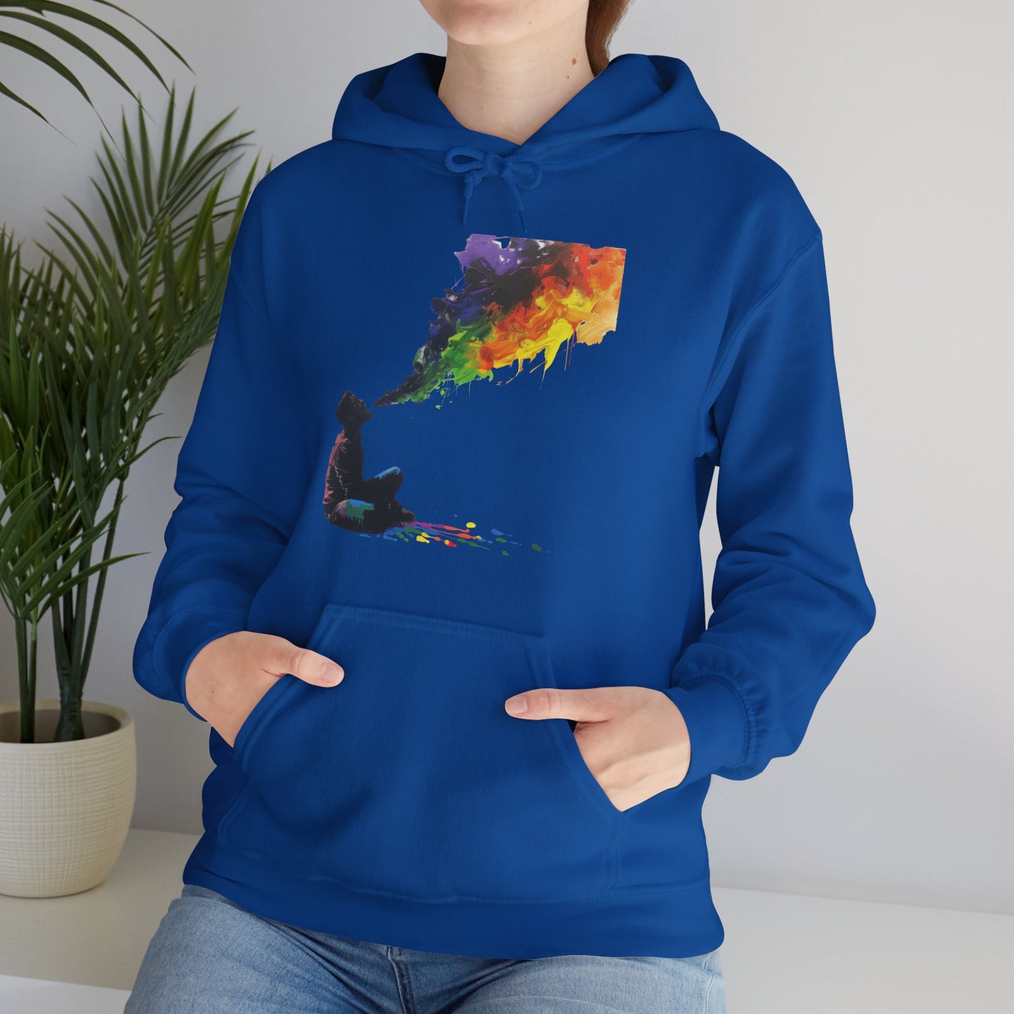 Rainbow Breath - Unisex Heavy Blend™ Hooded Sweatshirt