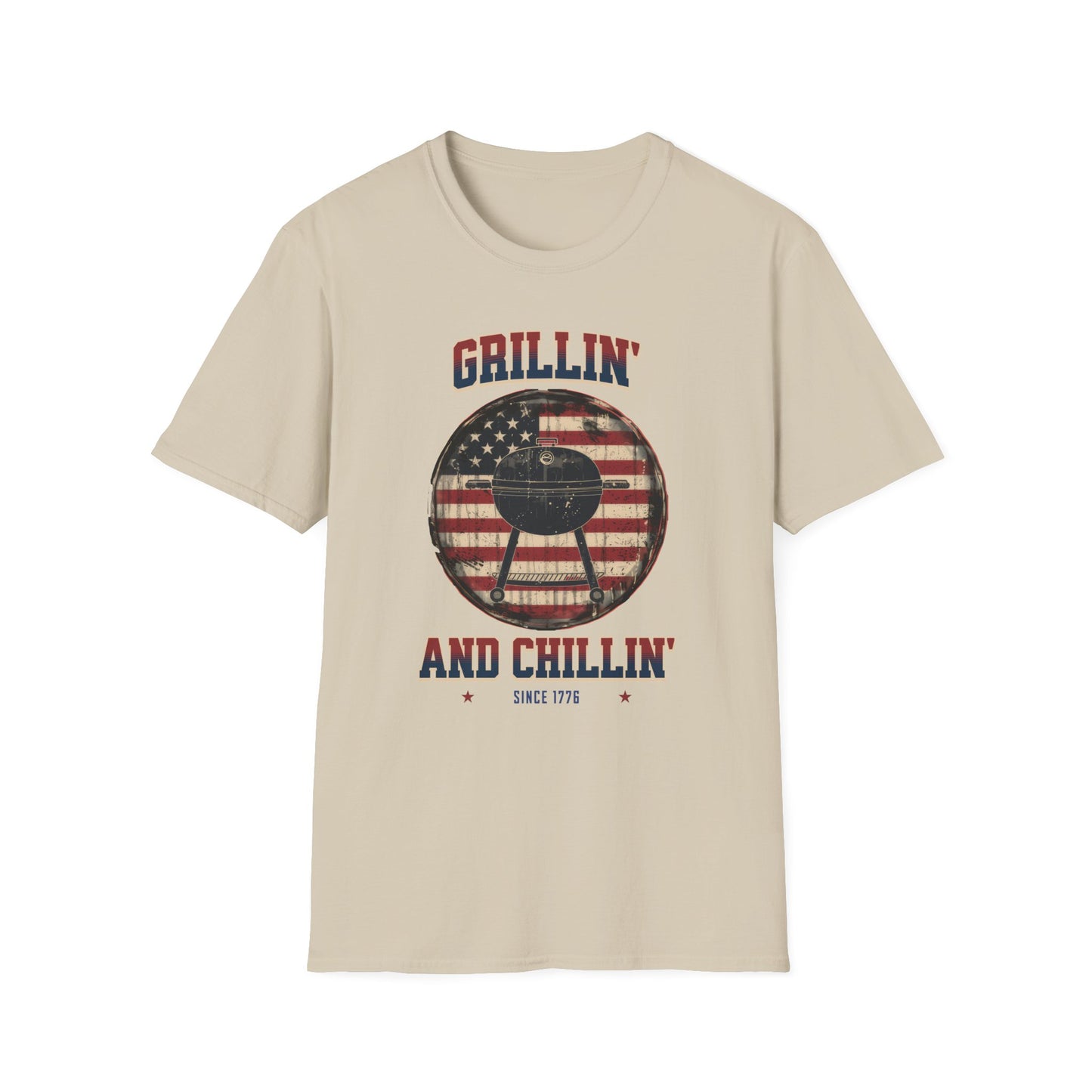 Grillin and Chillin - Unisex Softstyle T-Shirt