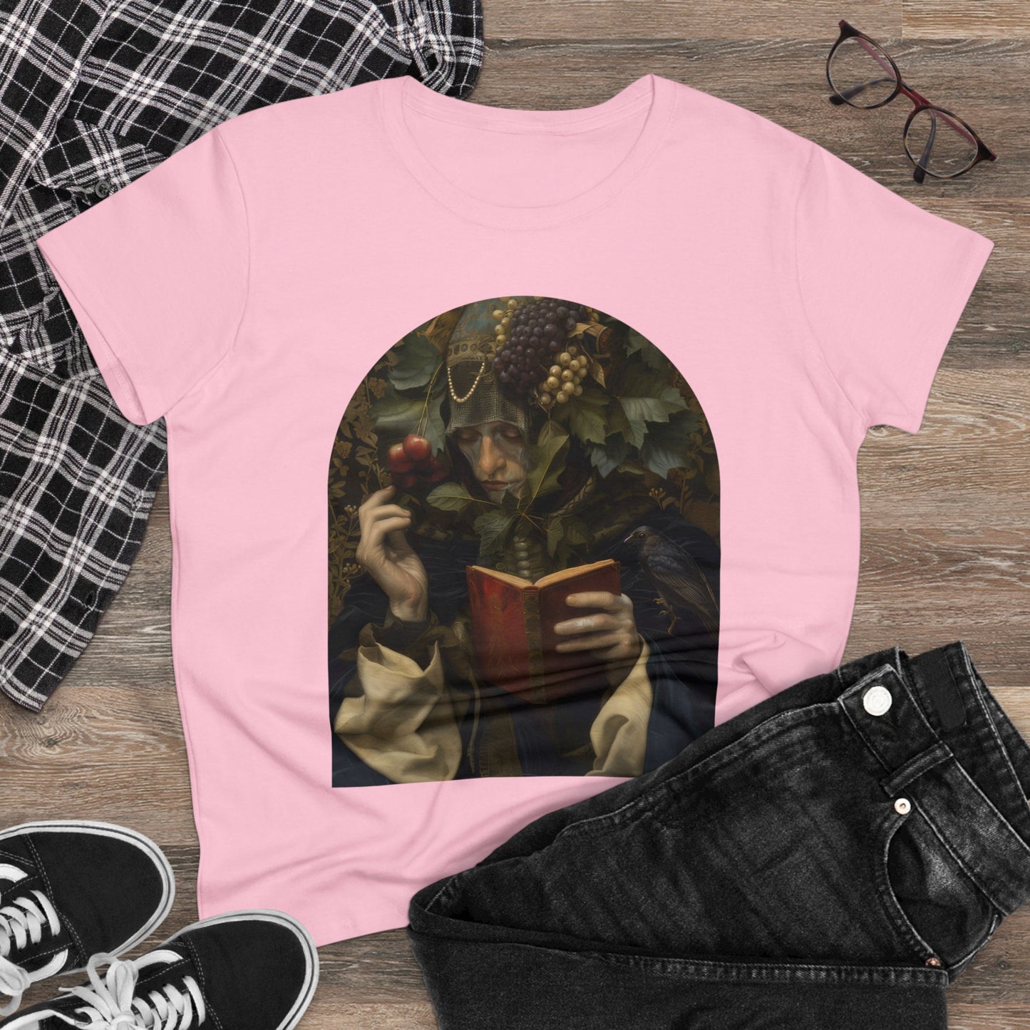 Solemn Reading - Fantasy - Women's Midweight Cotton Tee