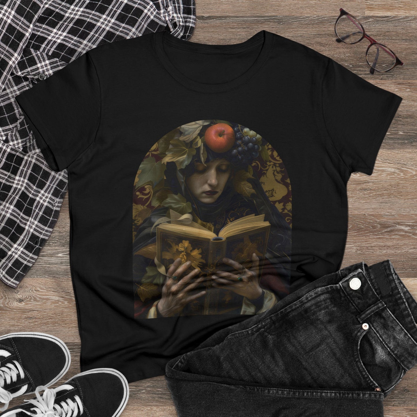 Solemn Reading - Fantasy - Women's Midweight Cotton Tee