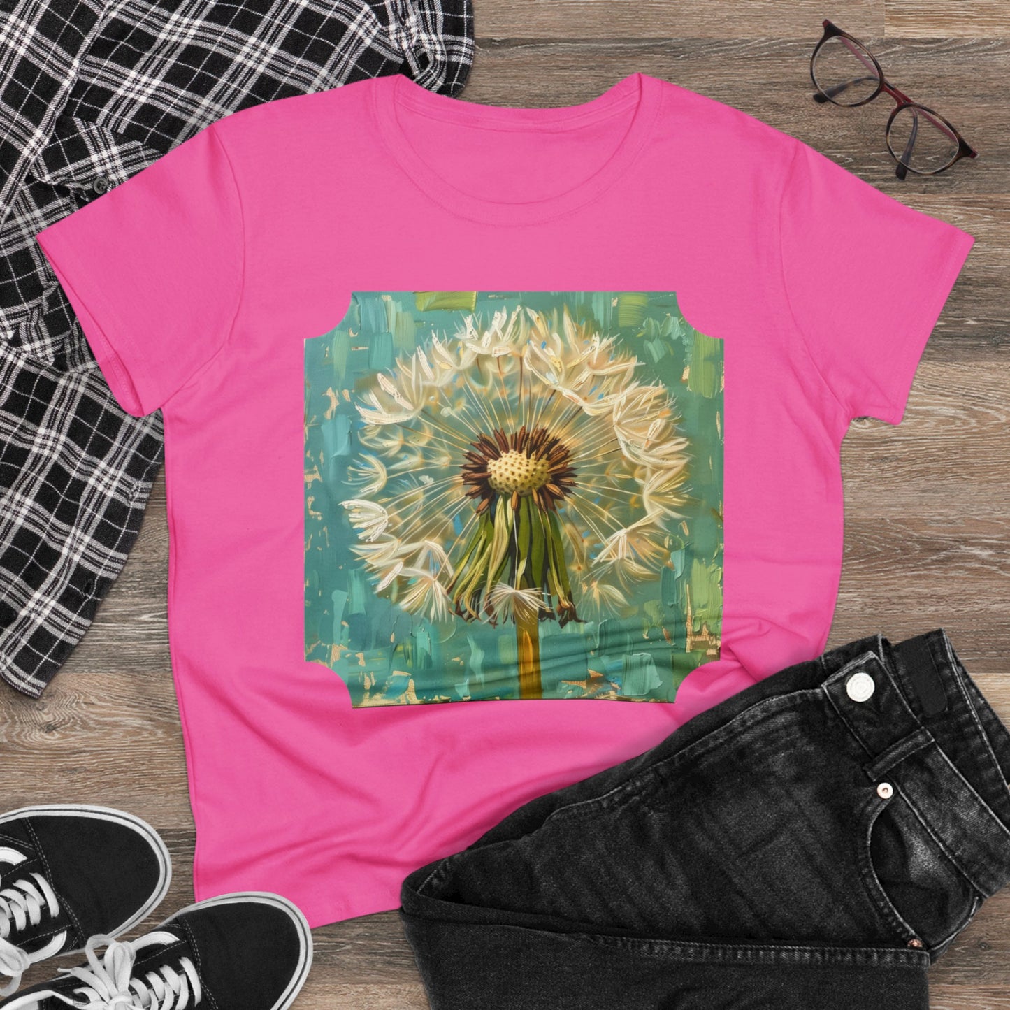 Dandelion - Flowers - Women's Midweight Cotton Tee