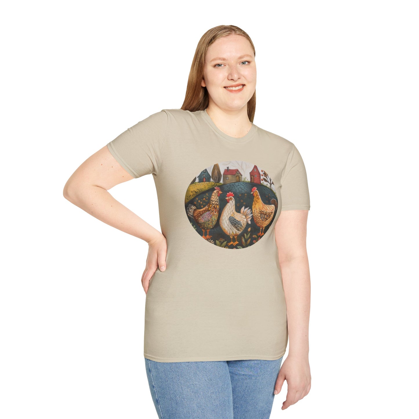 Chickens - Unisex Softstyle T-Shirt