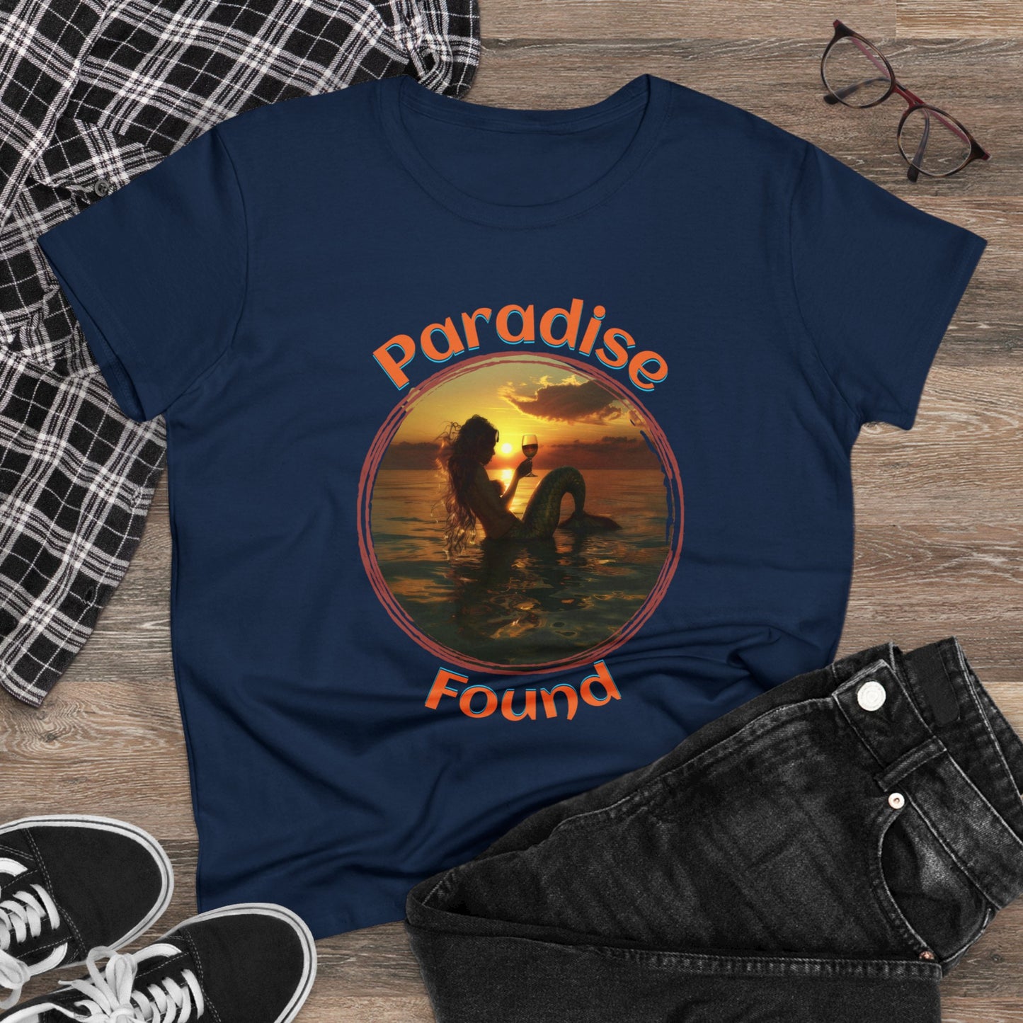 Paradise Found - Women's Midweight Cotton Tee