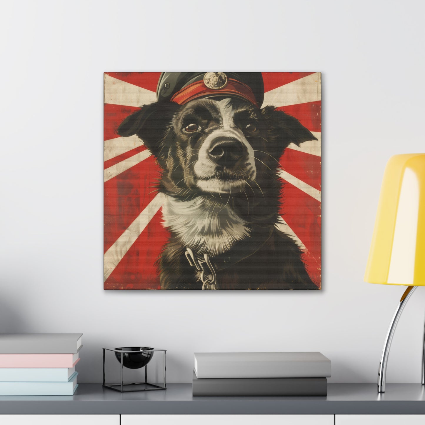 Comrade Canine - Canvas Stretched, 0.75"