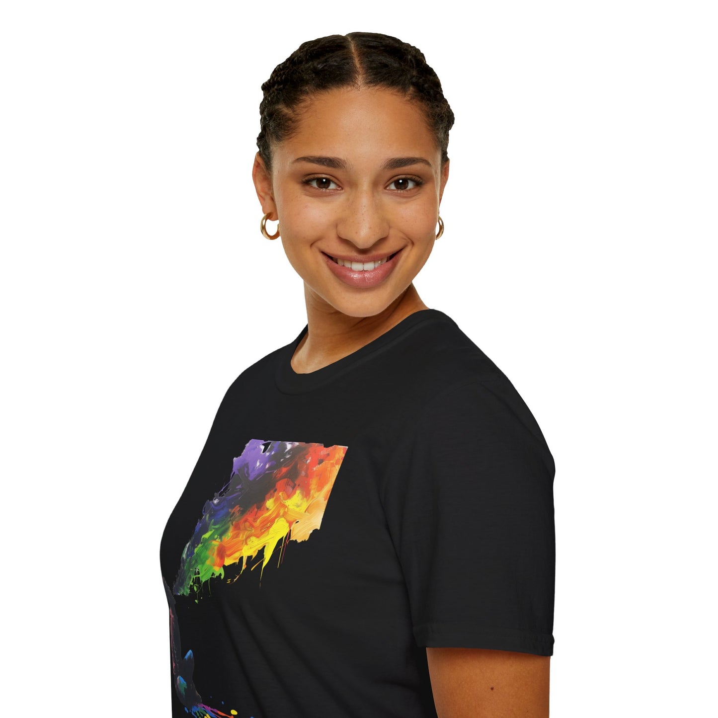 Rainbow Breath - Unisex Softstyle T-Shirt