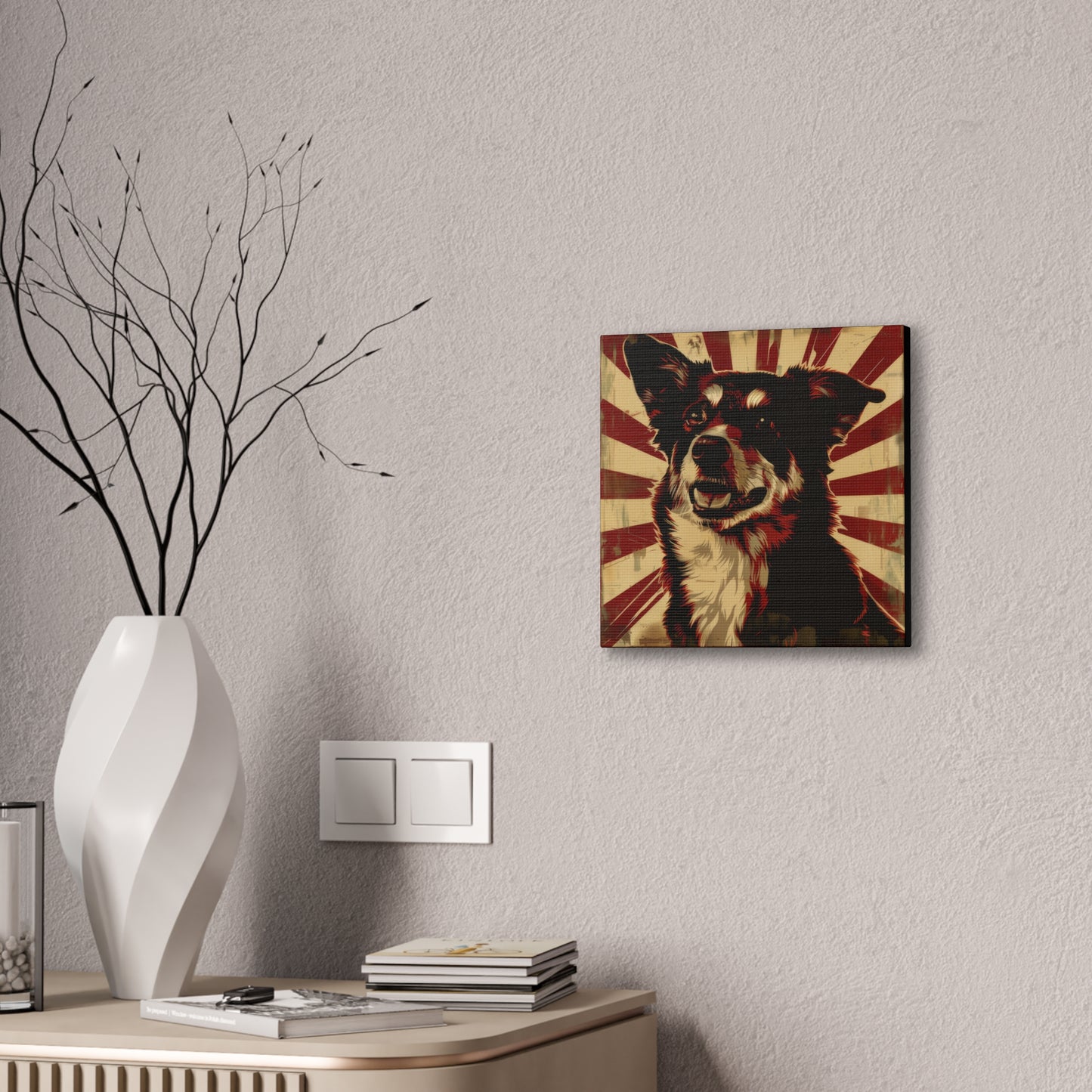 Comrade Canine - Canvas Stretched, 0.75"